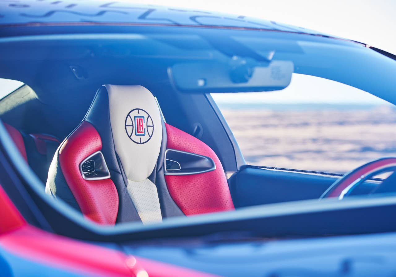 Lexus RC F Clippers Edition seats