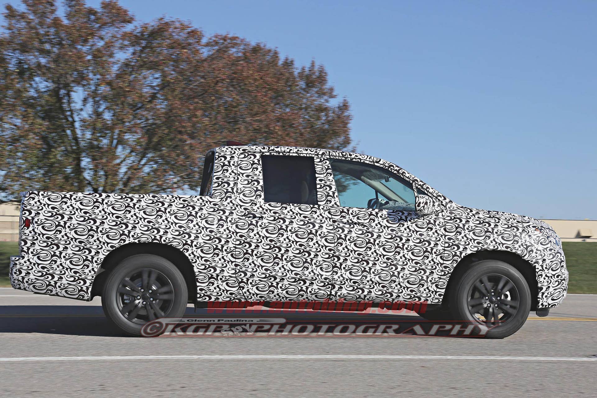 2017 Honda Ridgeline spied side