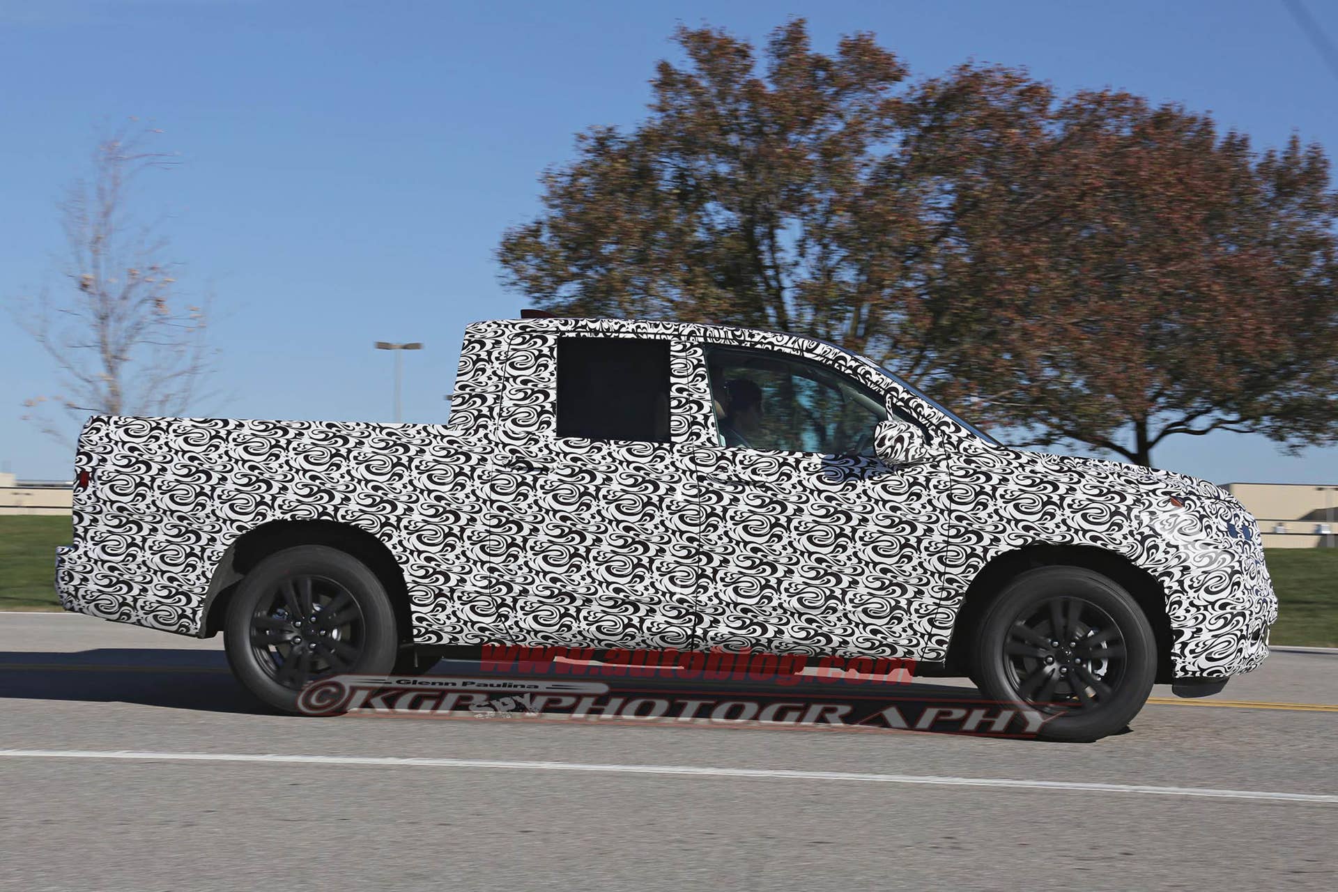 2017 Honda Ridgeline prototype side