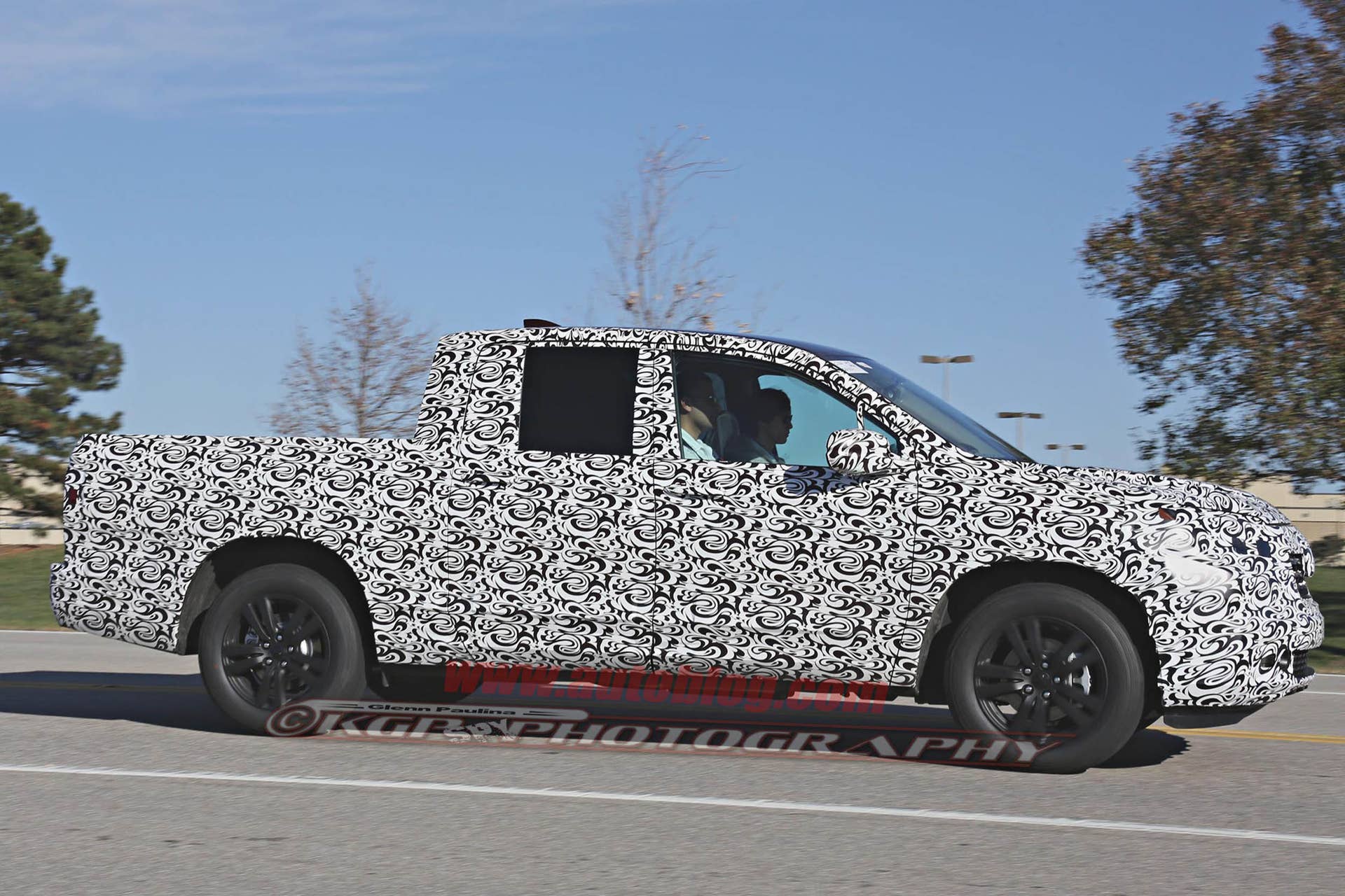2017 Honda Ridgeline prototype profile