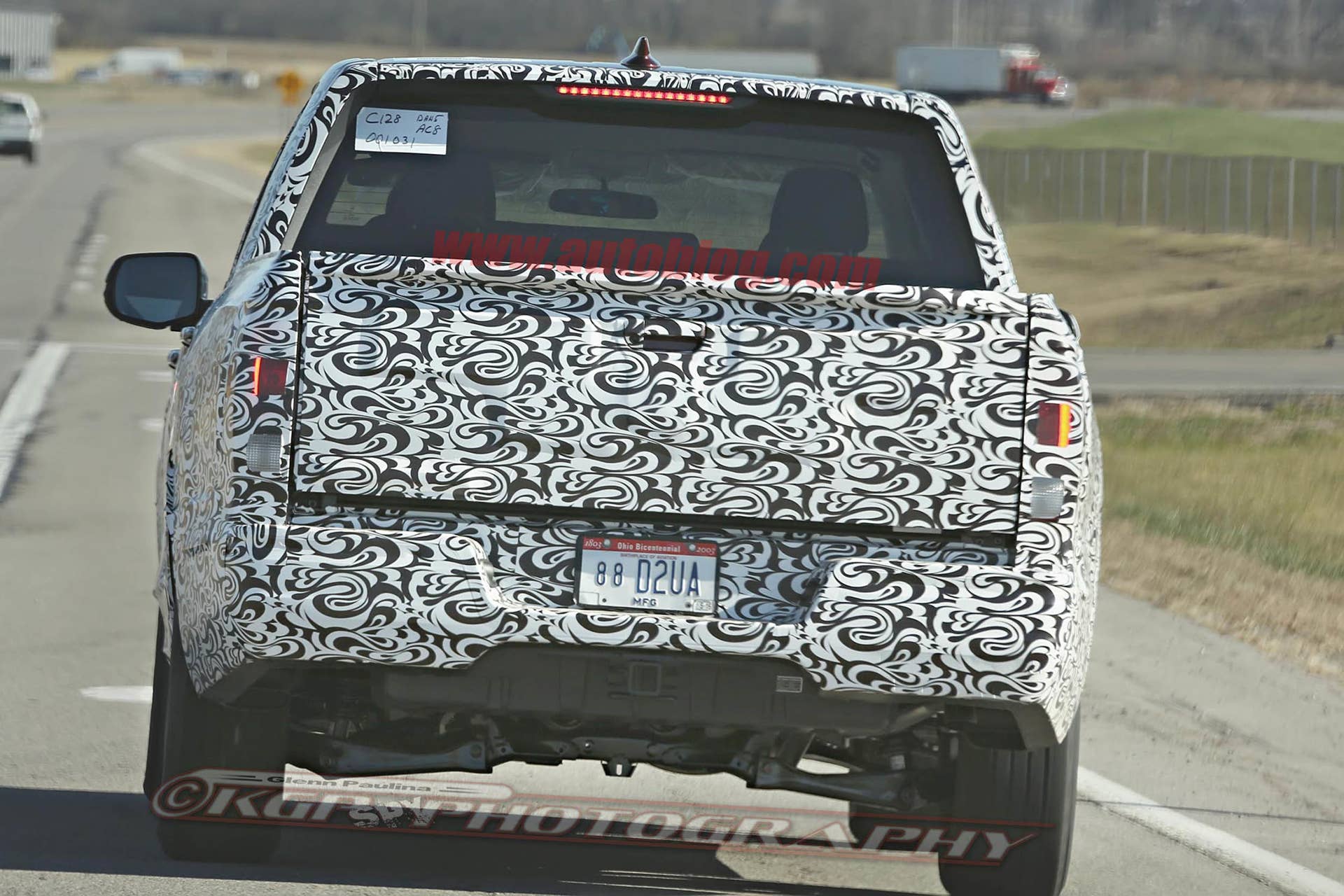2017 Honda Ridgeline prototype rear