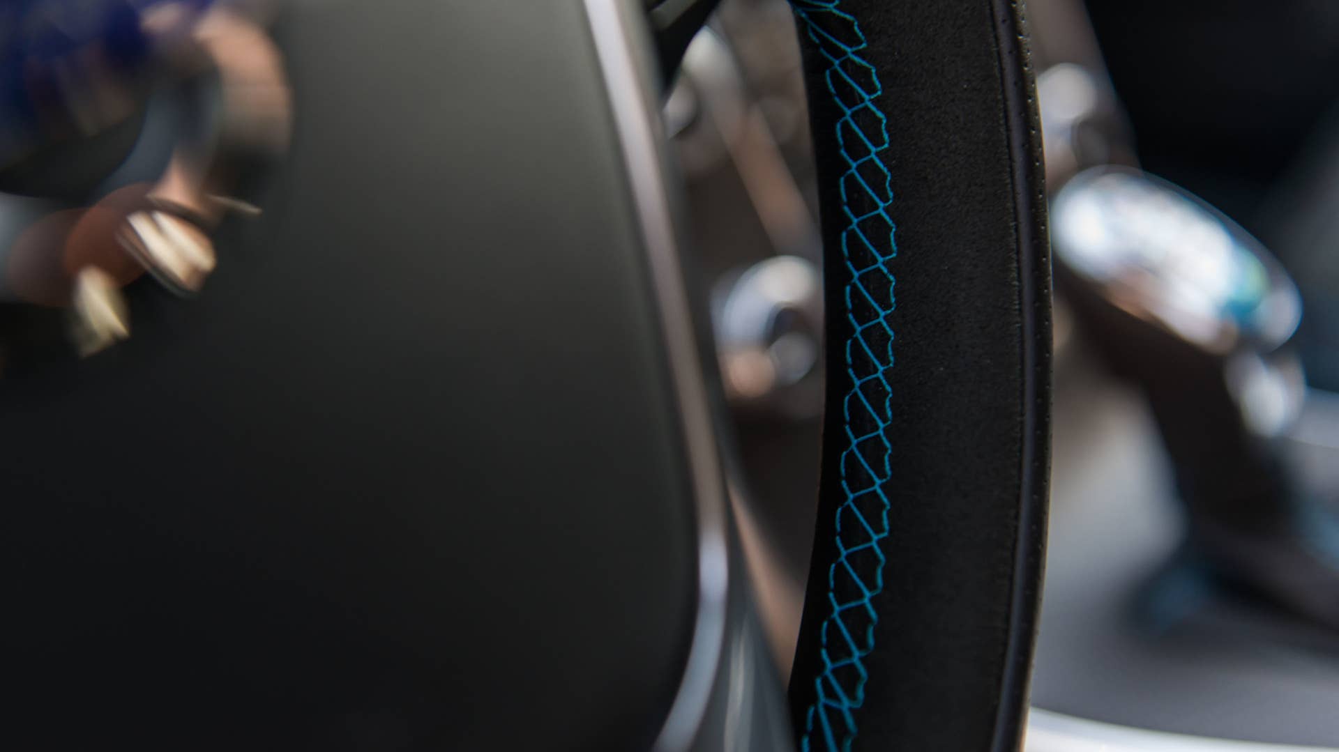 2017 volvo v60 and s60 polestar steering wheel detail