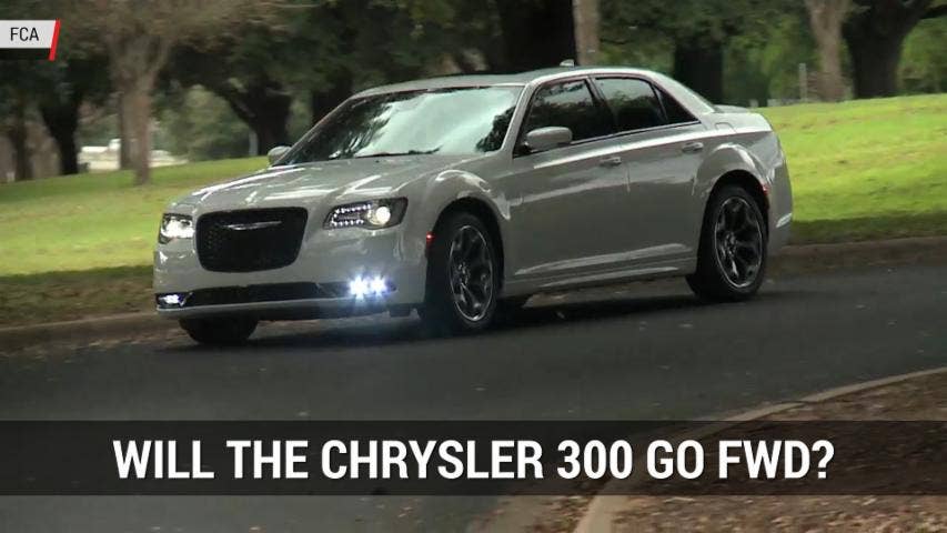 FCA Hints That The Chrysler 300 Could Go FWD | Autoblog Minute