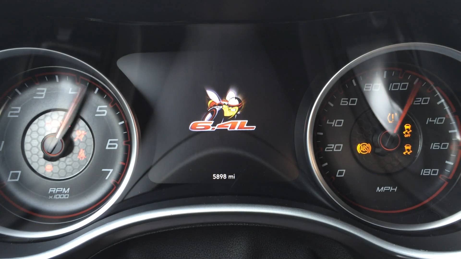 The 2015 Dodge Charger R/T Scat Pack includes a few homages to the Super Bee, including a startup animation and Super Bee emblems stitched into the seats.