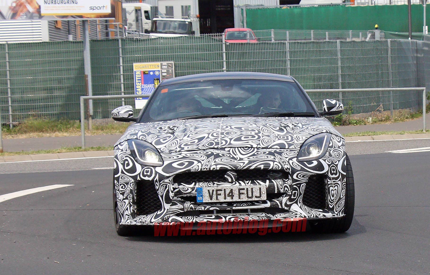 Jaguar F-Type SVR prototype front