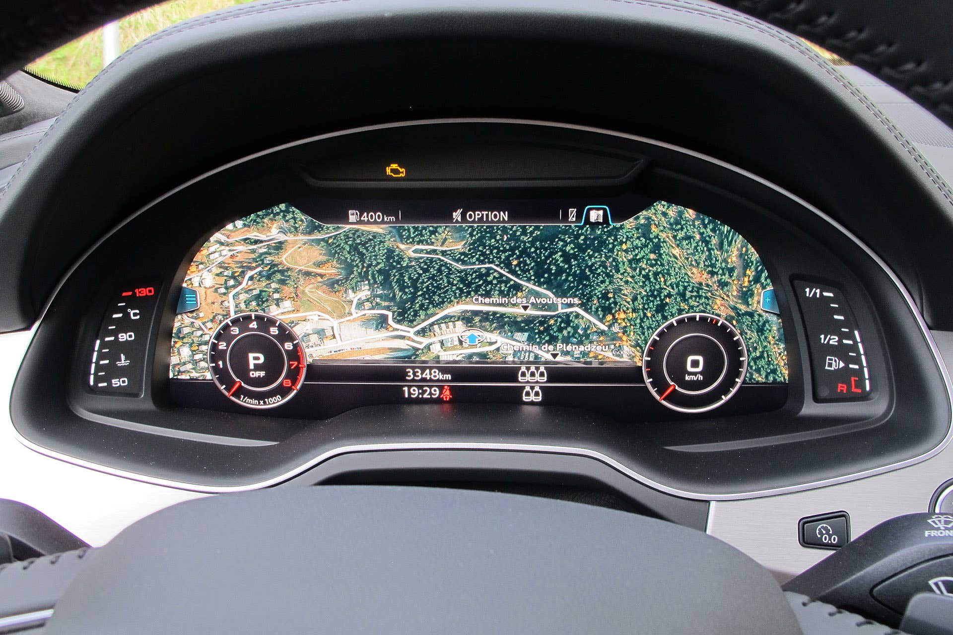 2017 Audi Q7 gauges