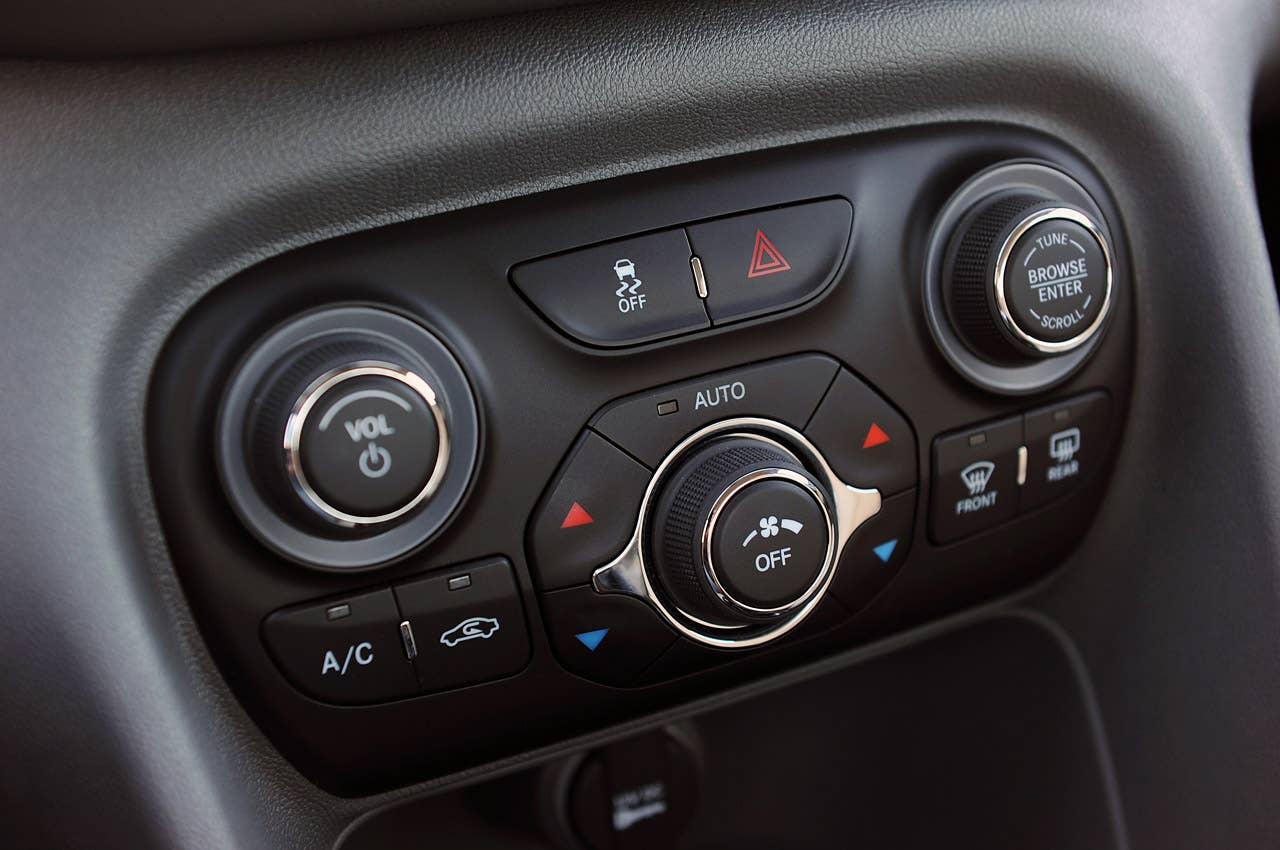 2013 Dodge Dart climate controls