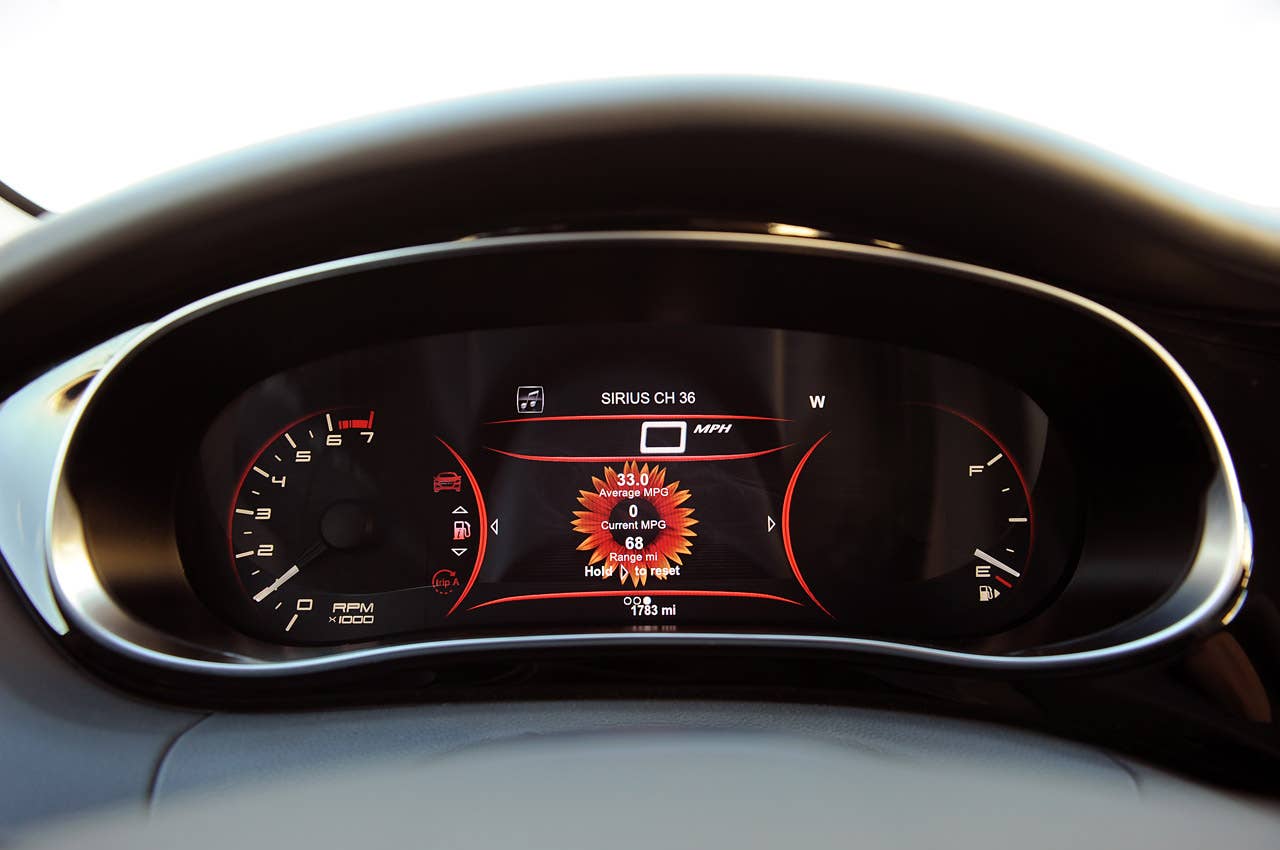 2013 Dodge Dart gauges