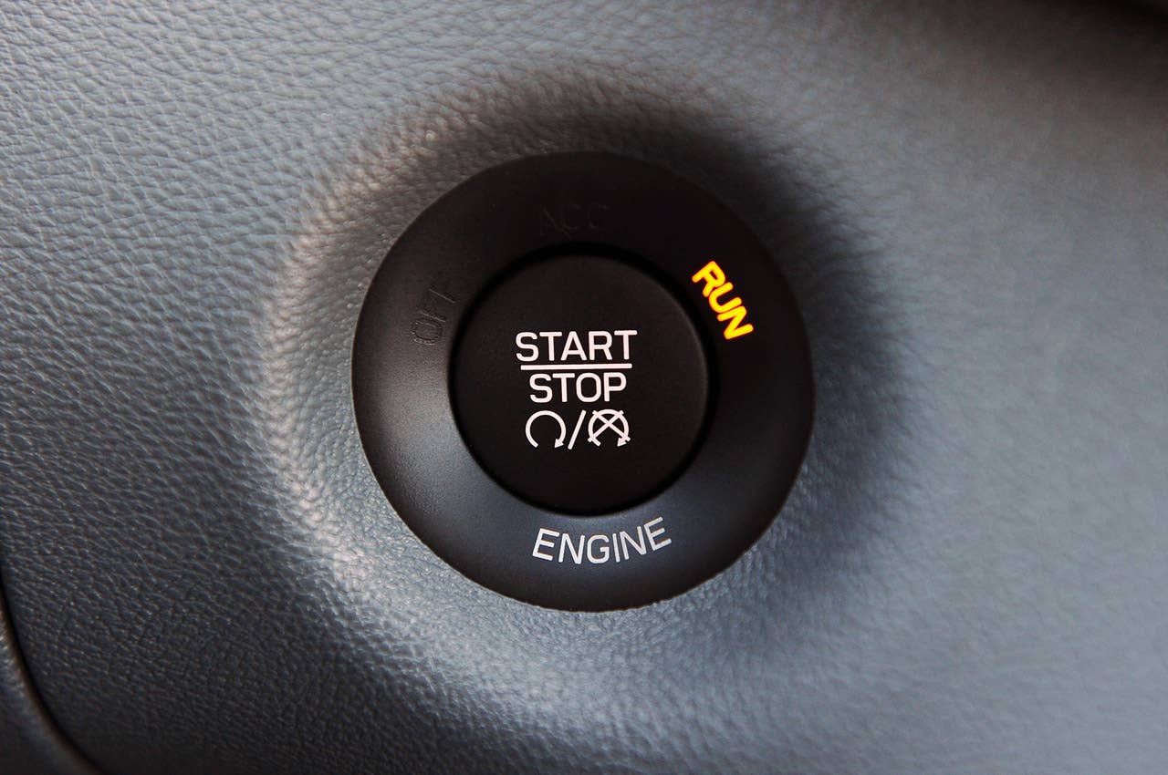2013 Dodge Dart start button