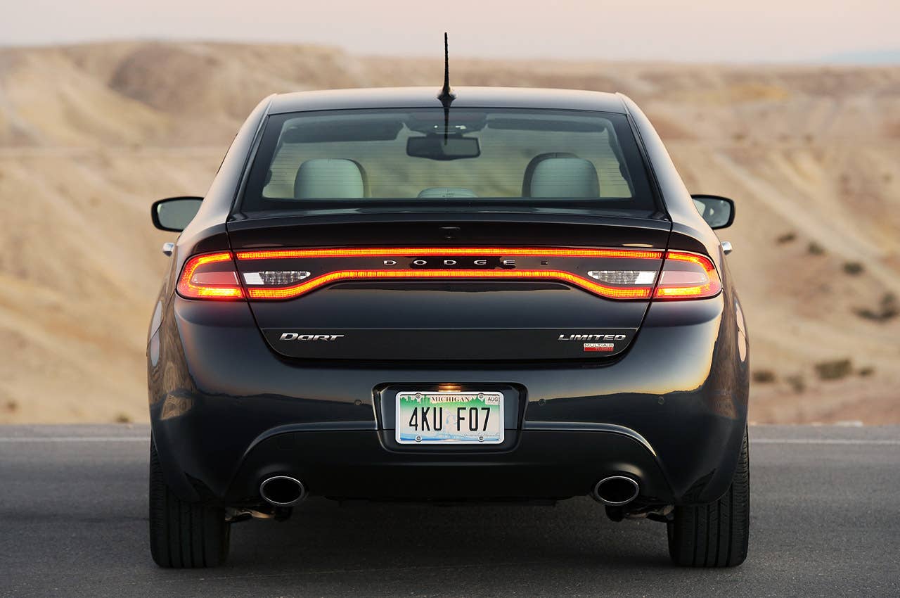 2013 Dodge Dart rear view