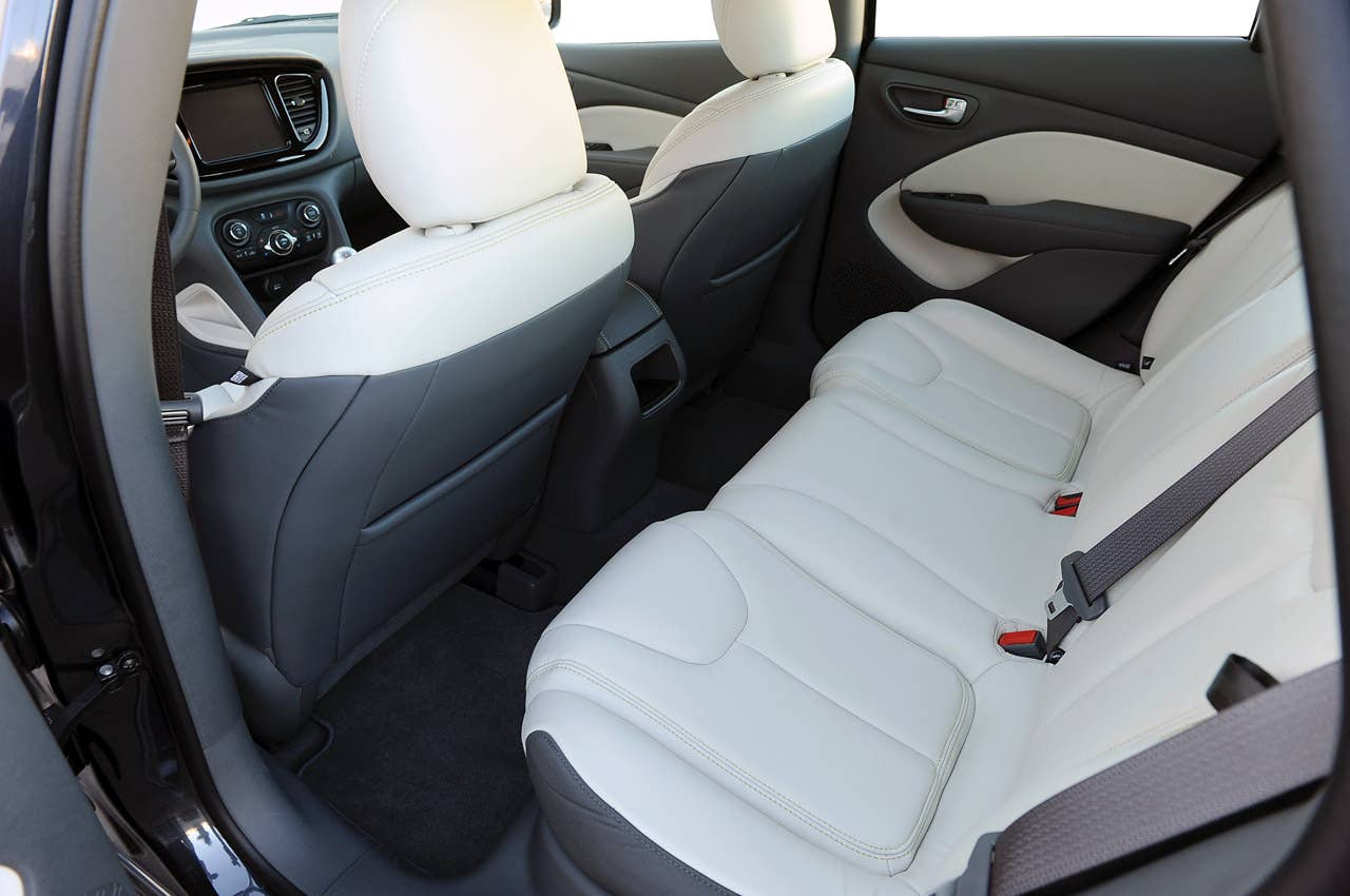 2013 Dodge Dart rear seats