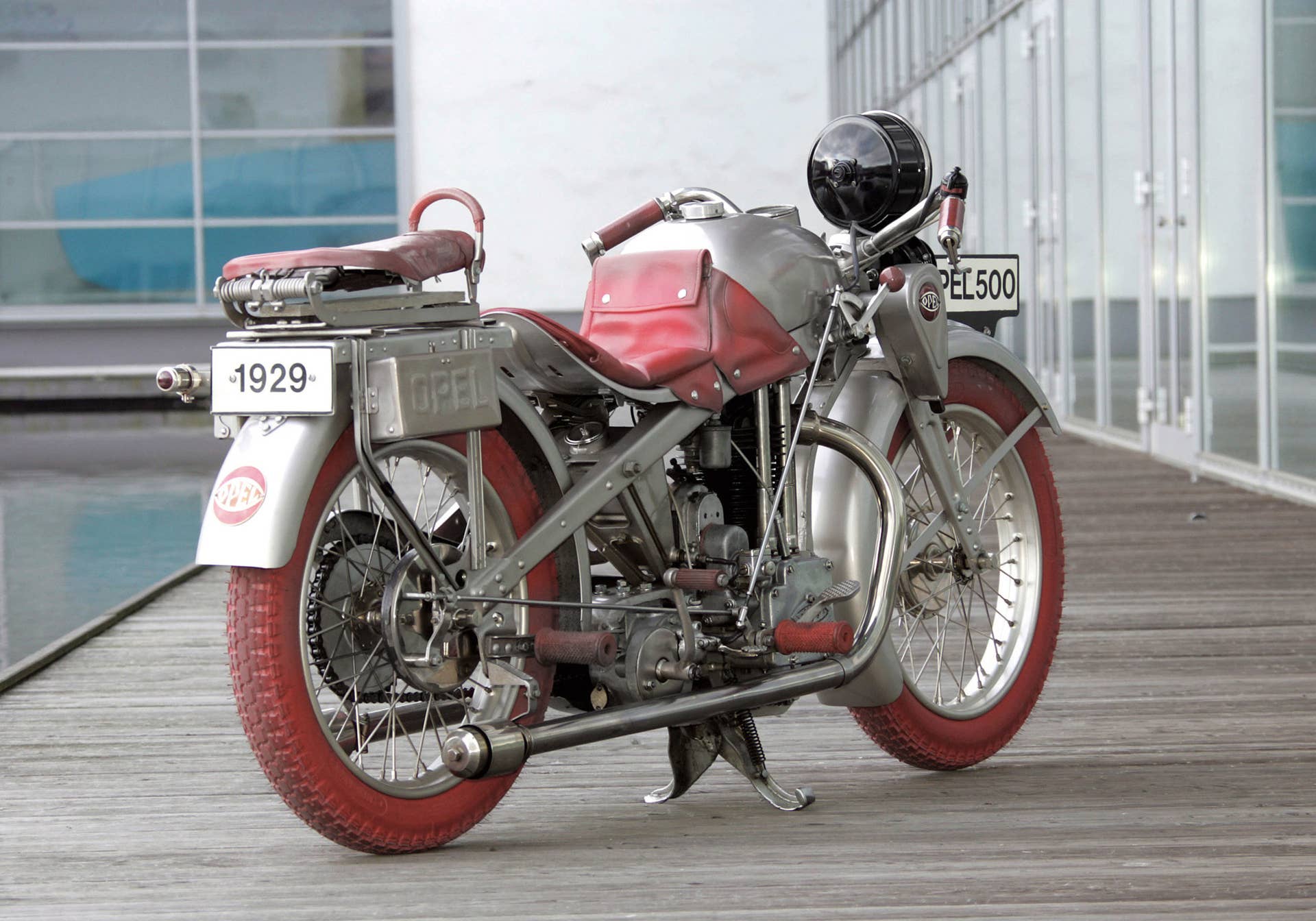 1928 opel motoclub 500 rear
