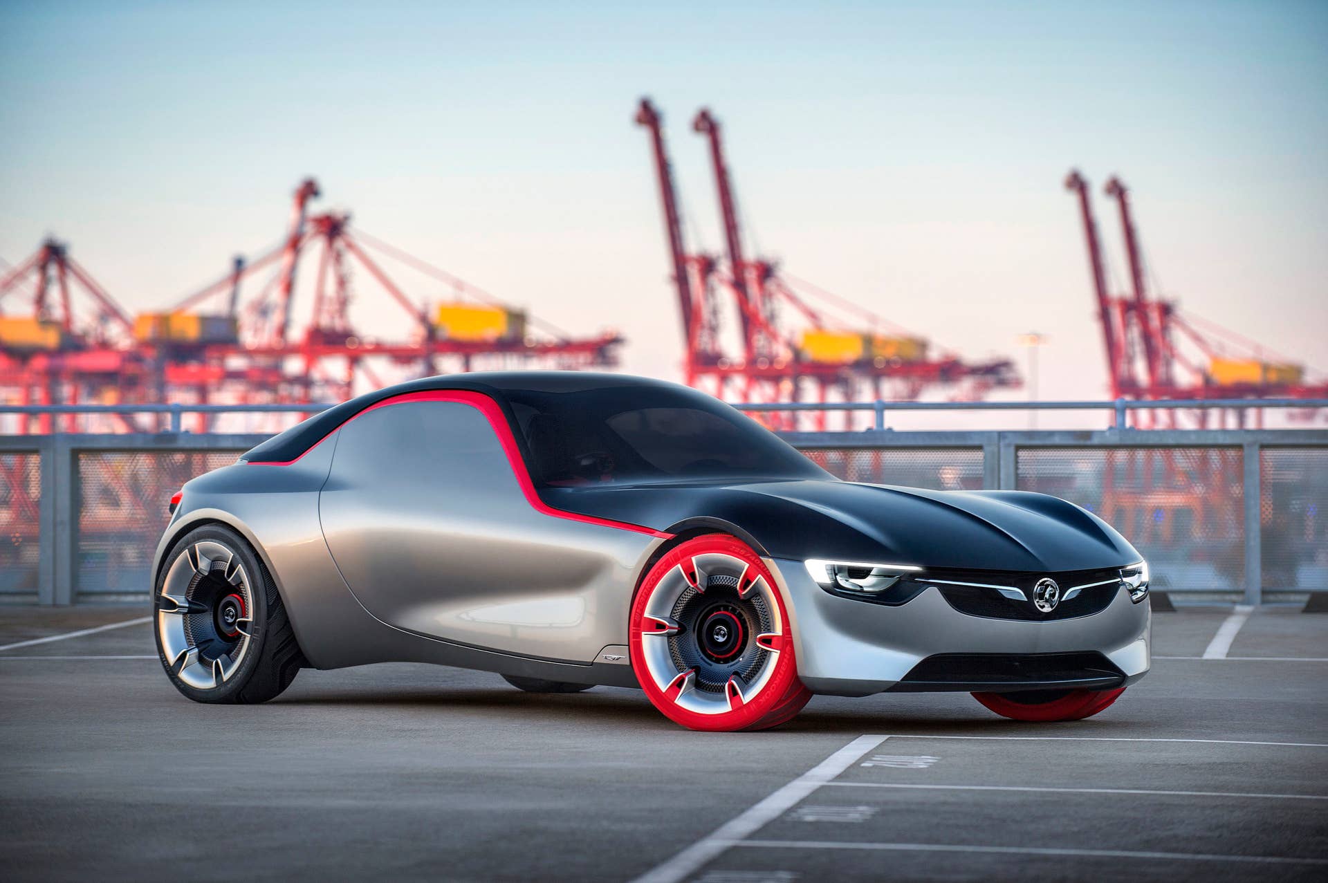 vauxhall gt concept three quarters