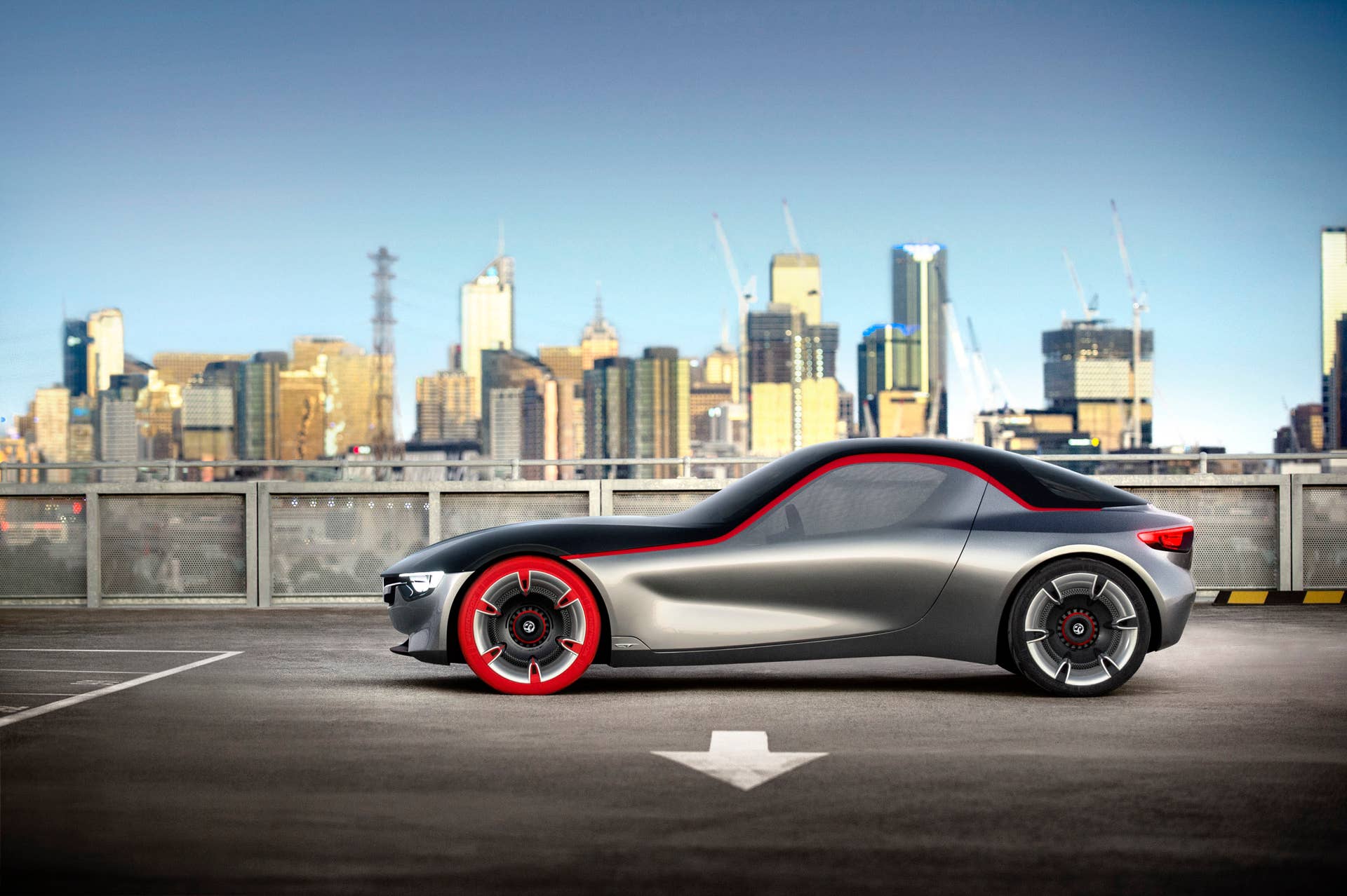 vauxhall gt concept side static