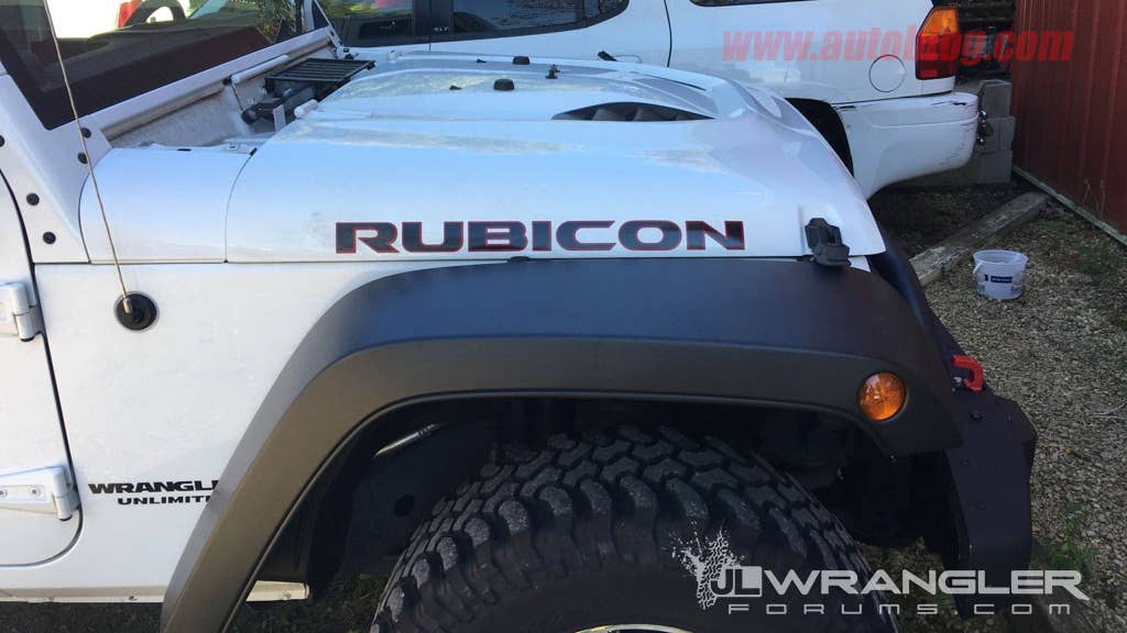 2018 Jeep Wrangler hood on current Wrangler