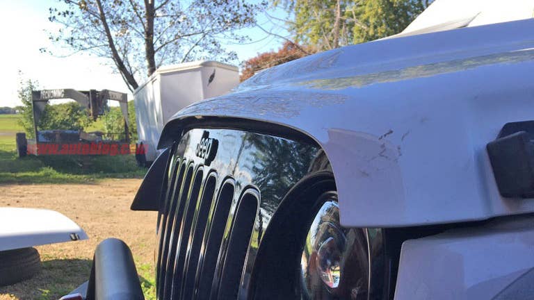 2018 Jeep Wrangler hood on current Wrangler