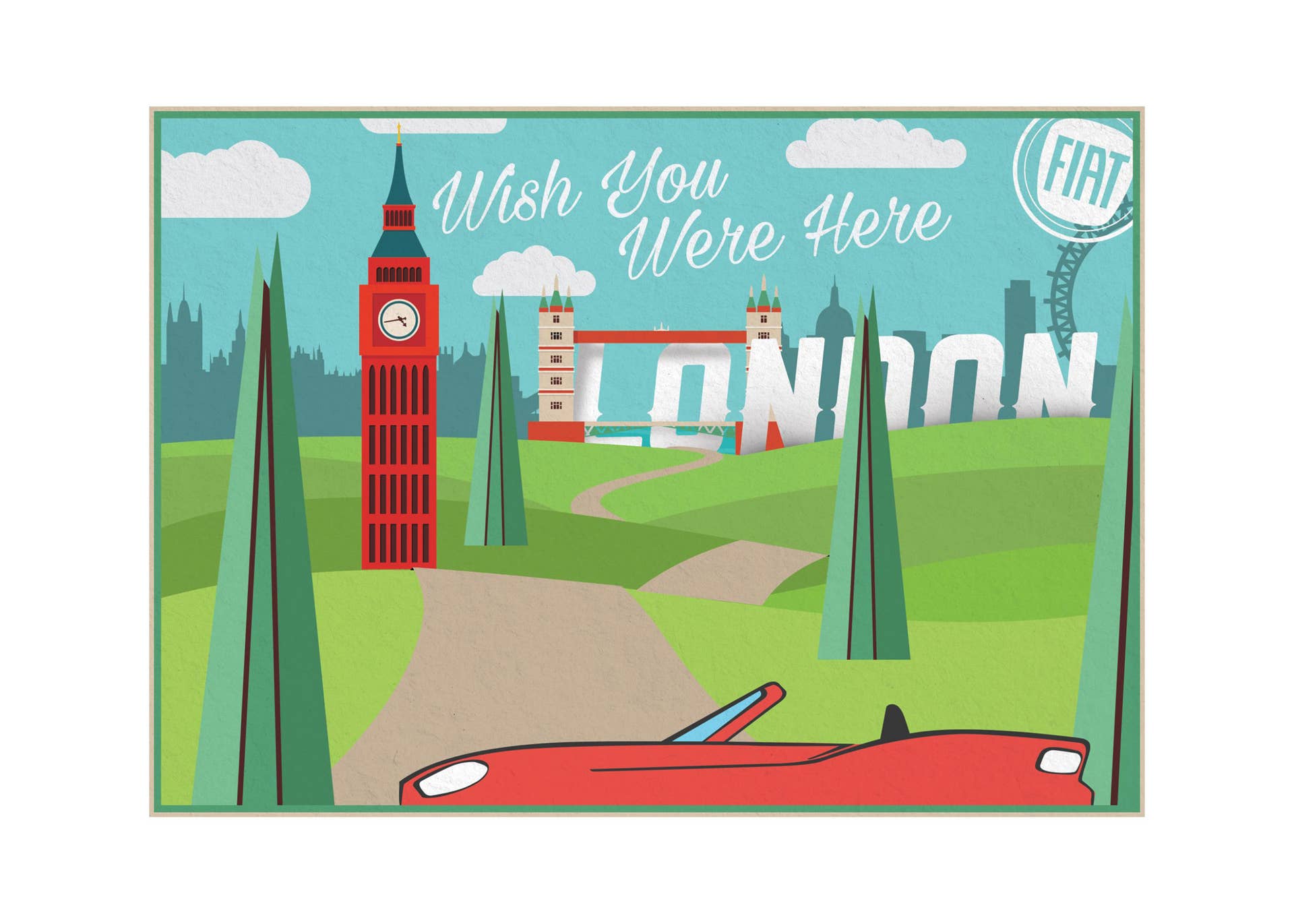Fiat 124 Teaser London