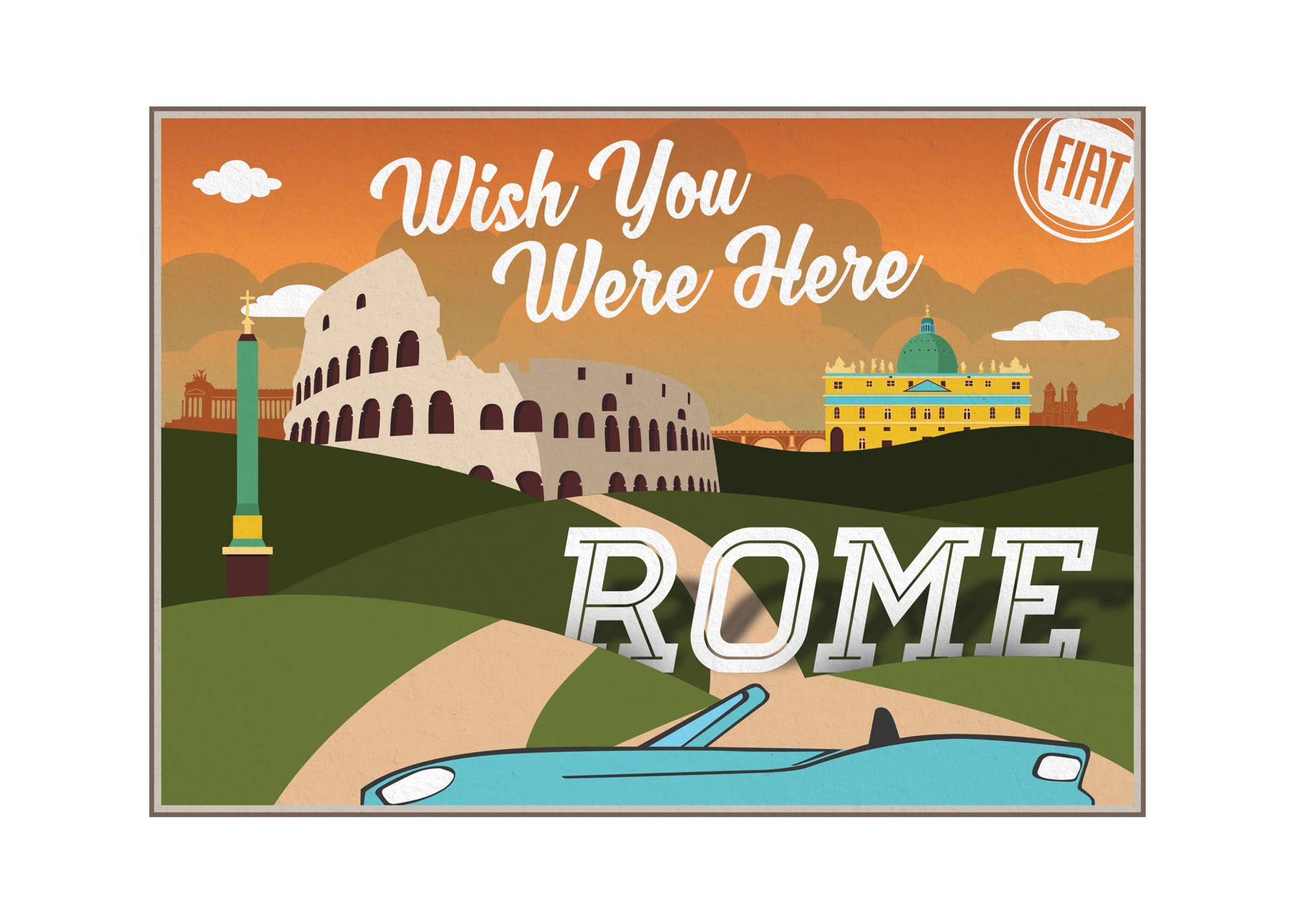 Fiat 124 Teaser Rome
