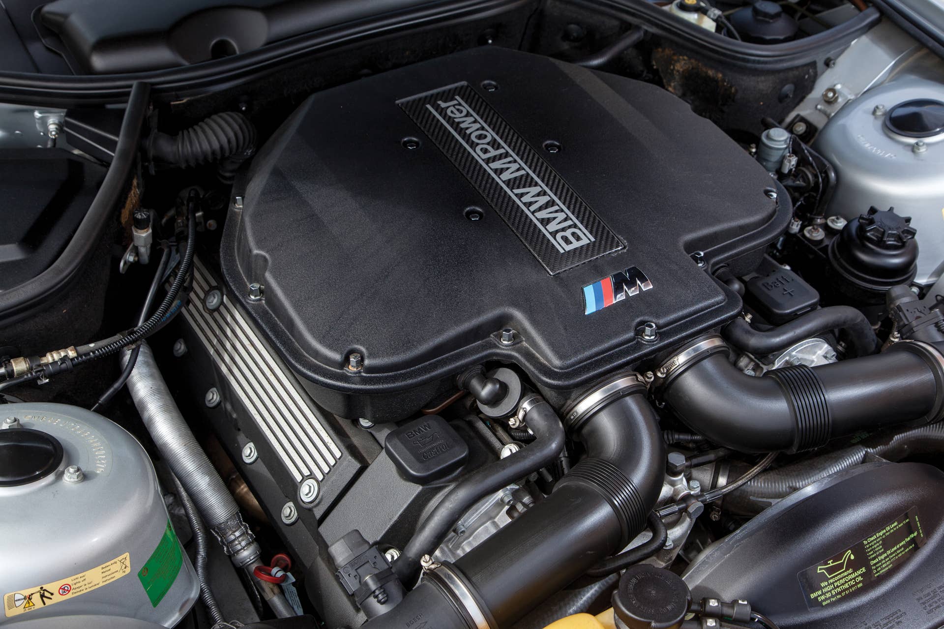 2001 BMW Z8 engine bay