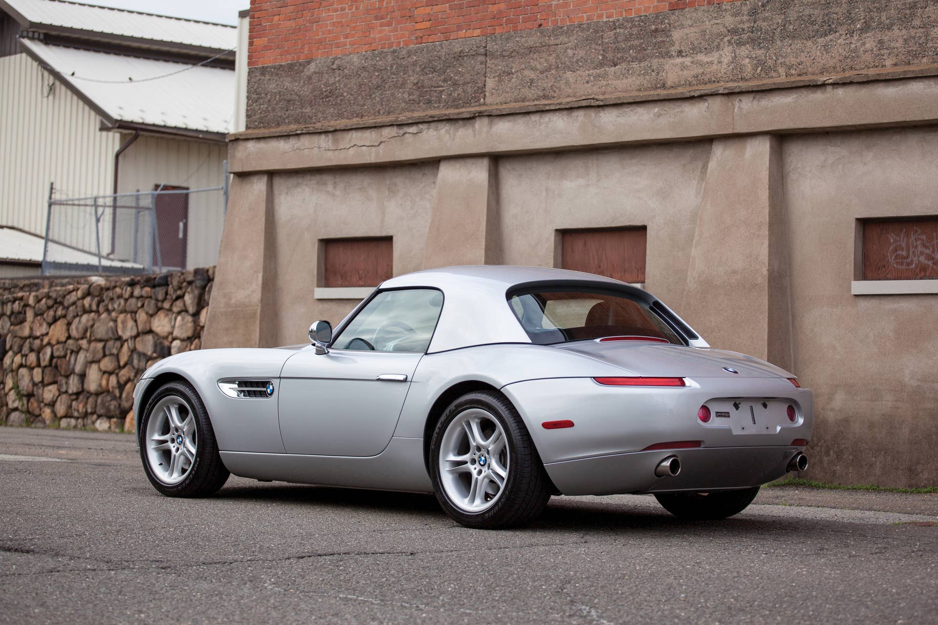 2001 BMW Z8 rear 3/4 hardtop