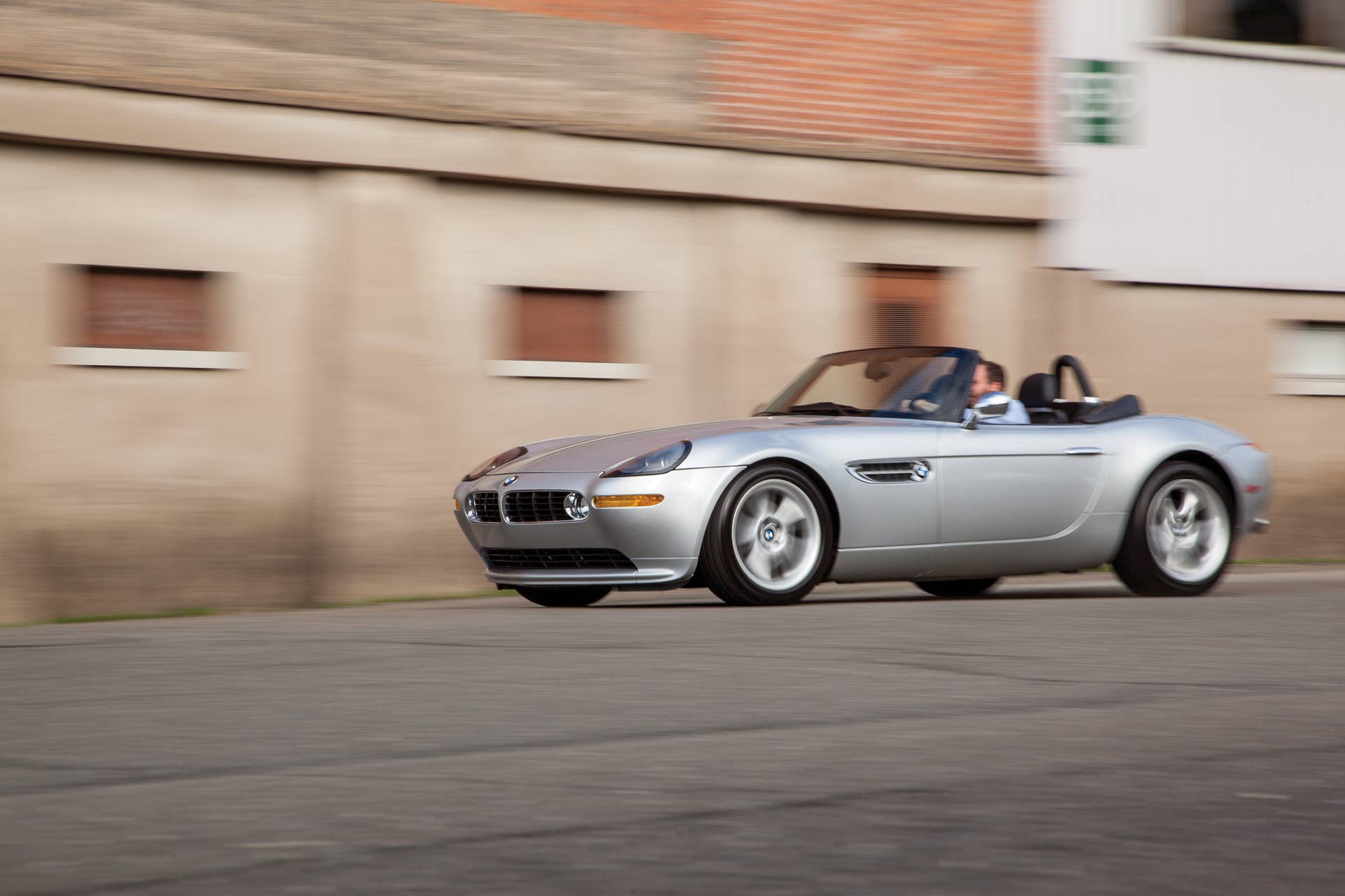 2001 BMW Z8 moving front 3/4