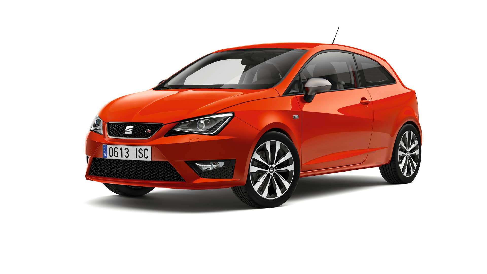 2016 Seat Ibiza SC front 3/4