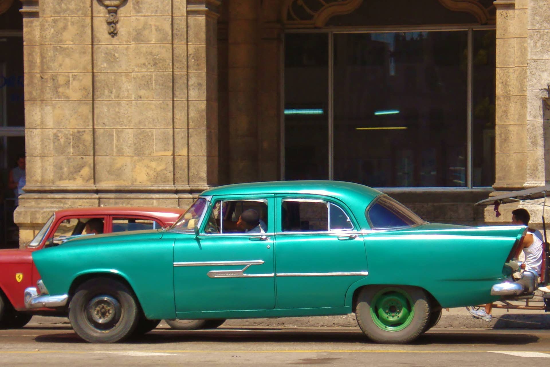 The obligatory old car