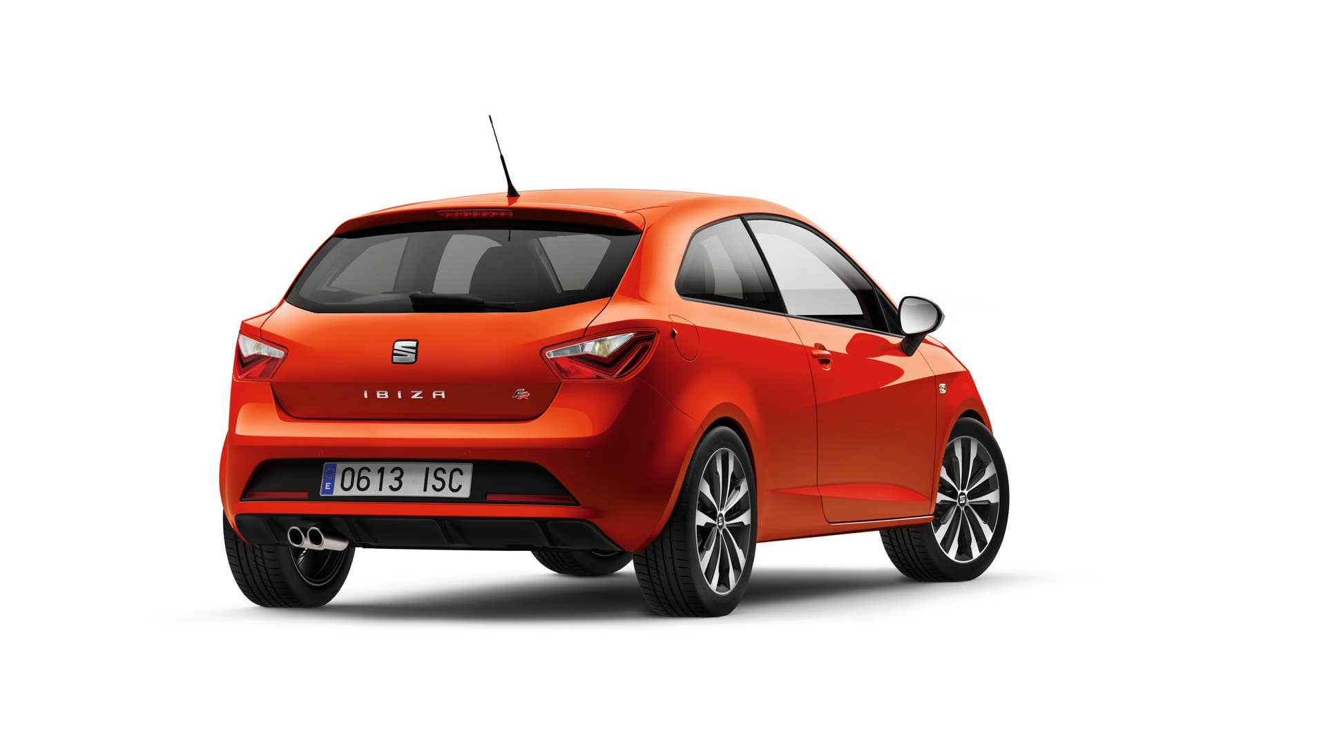 2016 Seat Ibiza SC rear 3/4