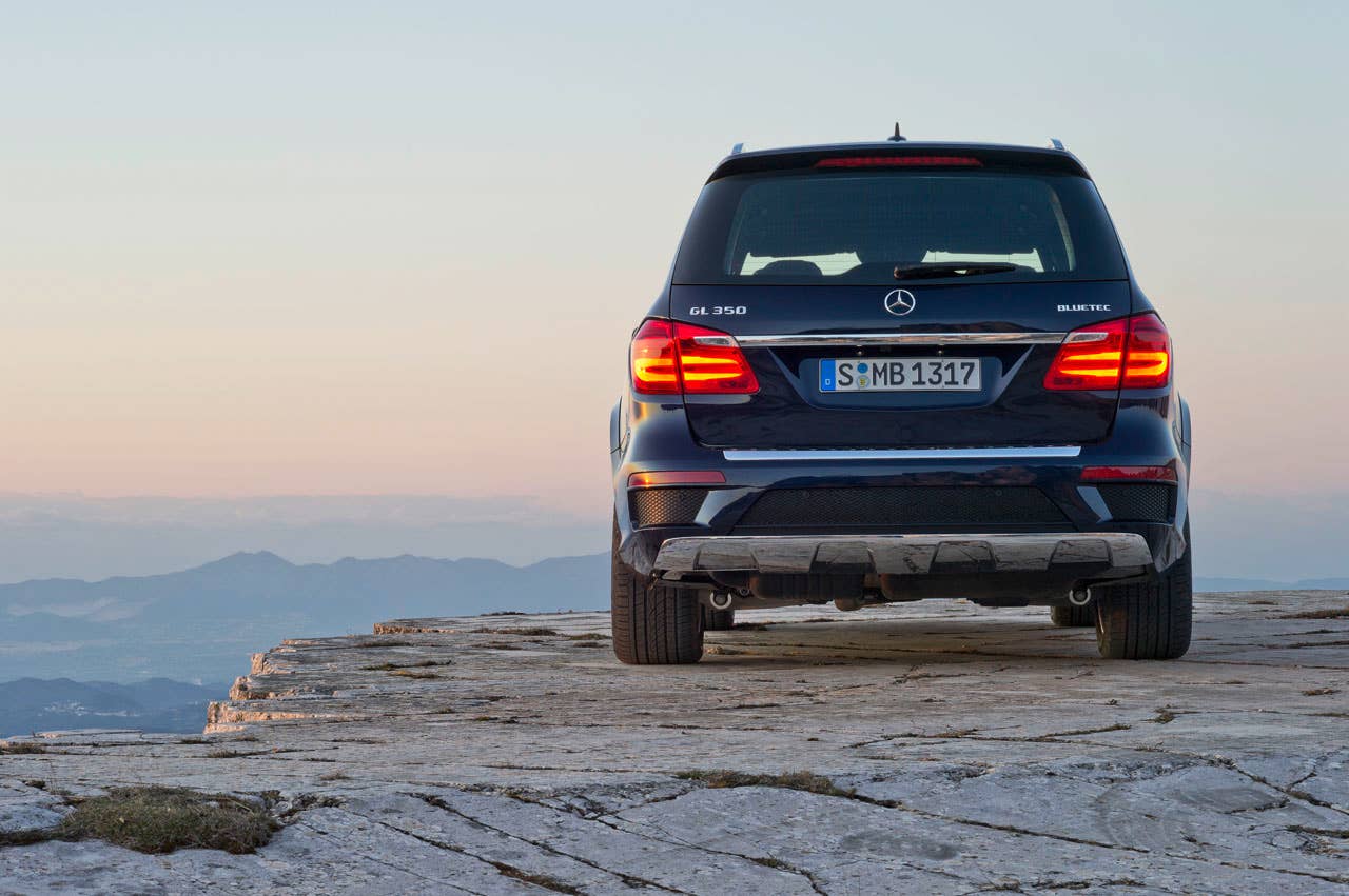 GL 350 CDI BLUETEC, Cavansitblau metallic, Designo braun (X 166) 2012