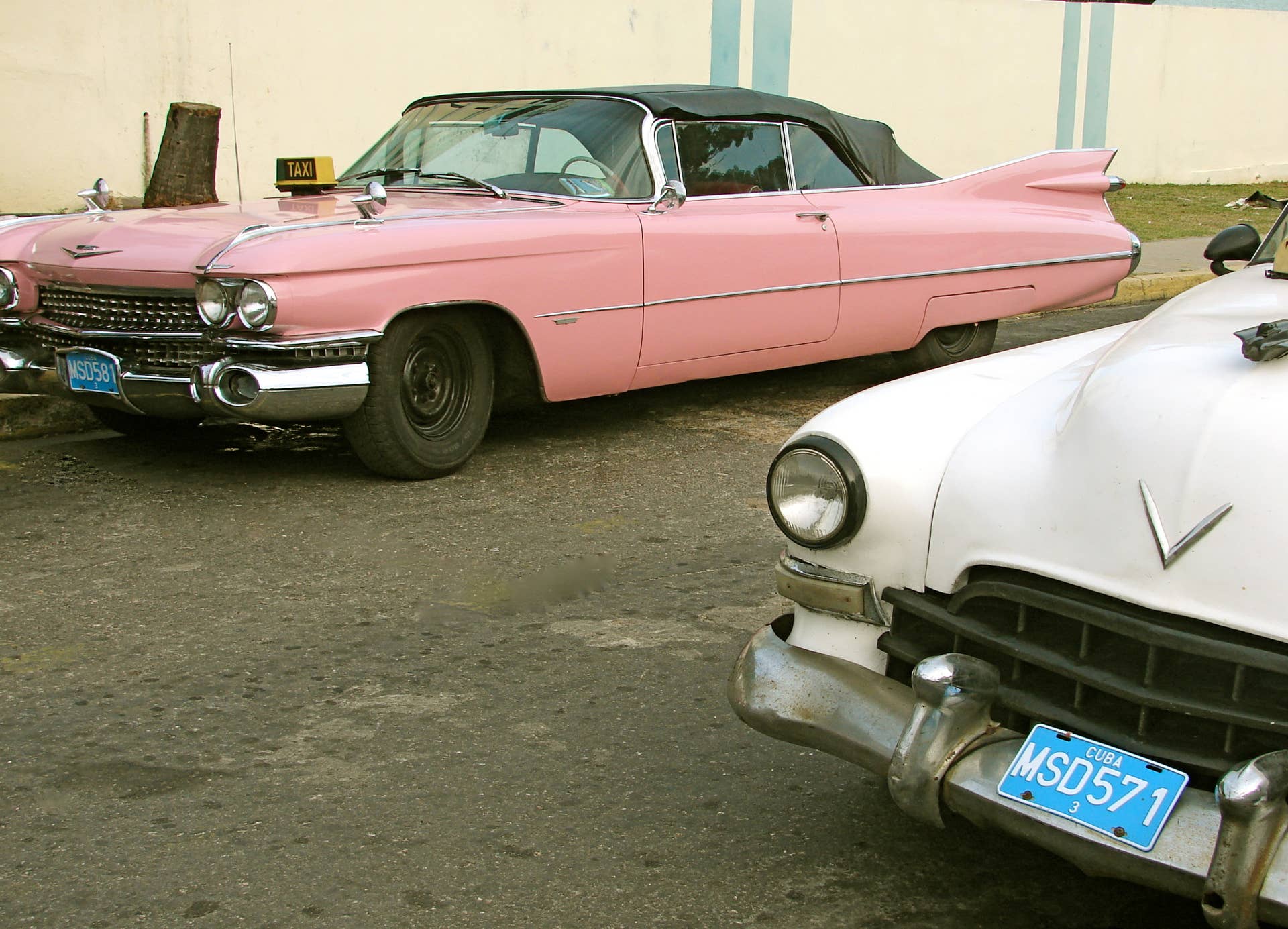 Pink Cadillac in Cuba