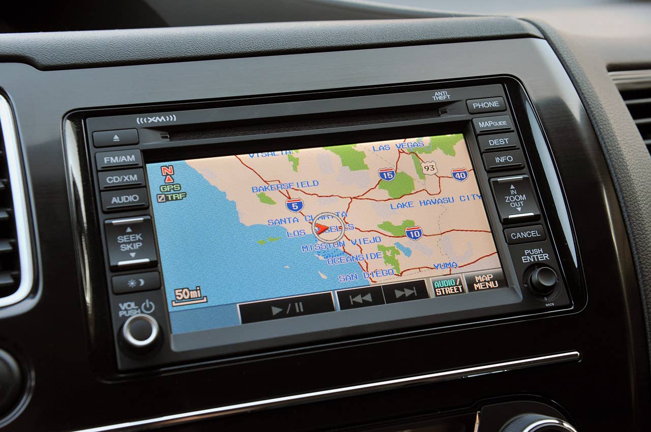 2013 Honda Civic navigation system