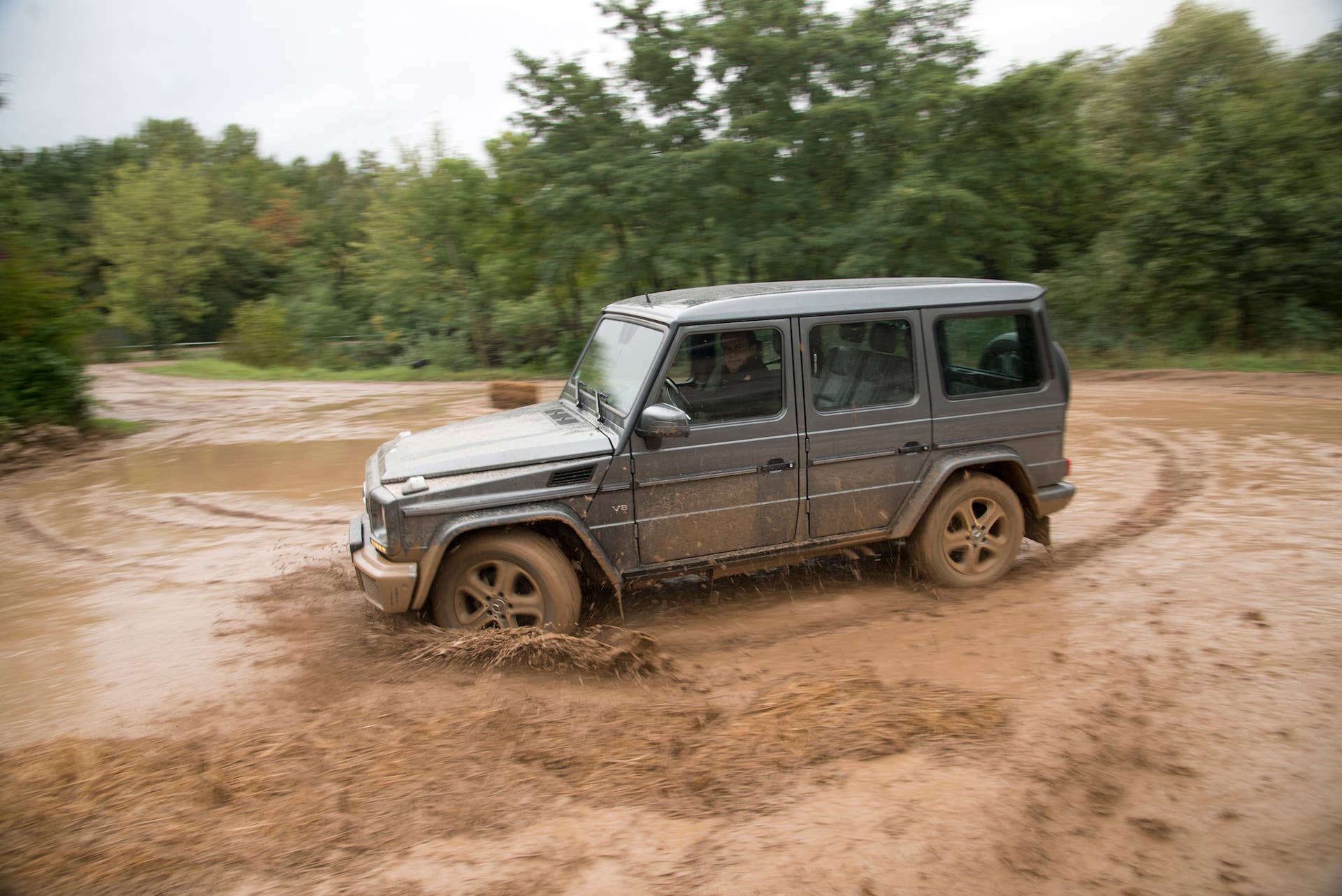 2016 Mercedes-Benz G550 is a muddy, muddy beast