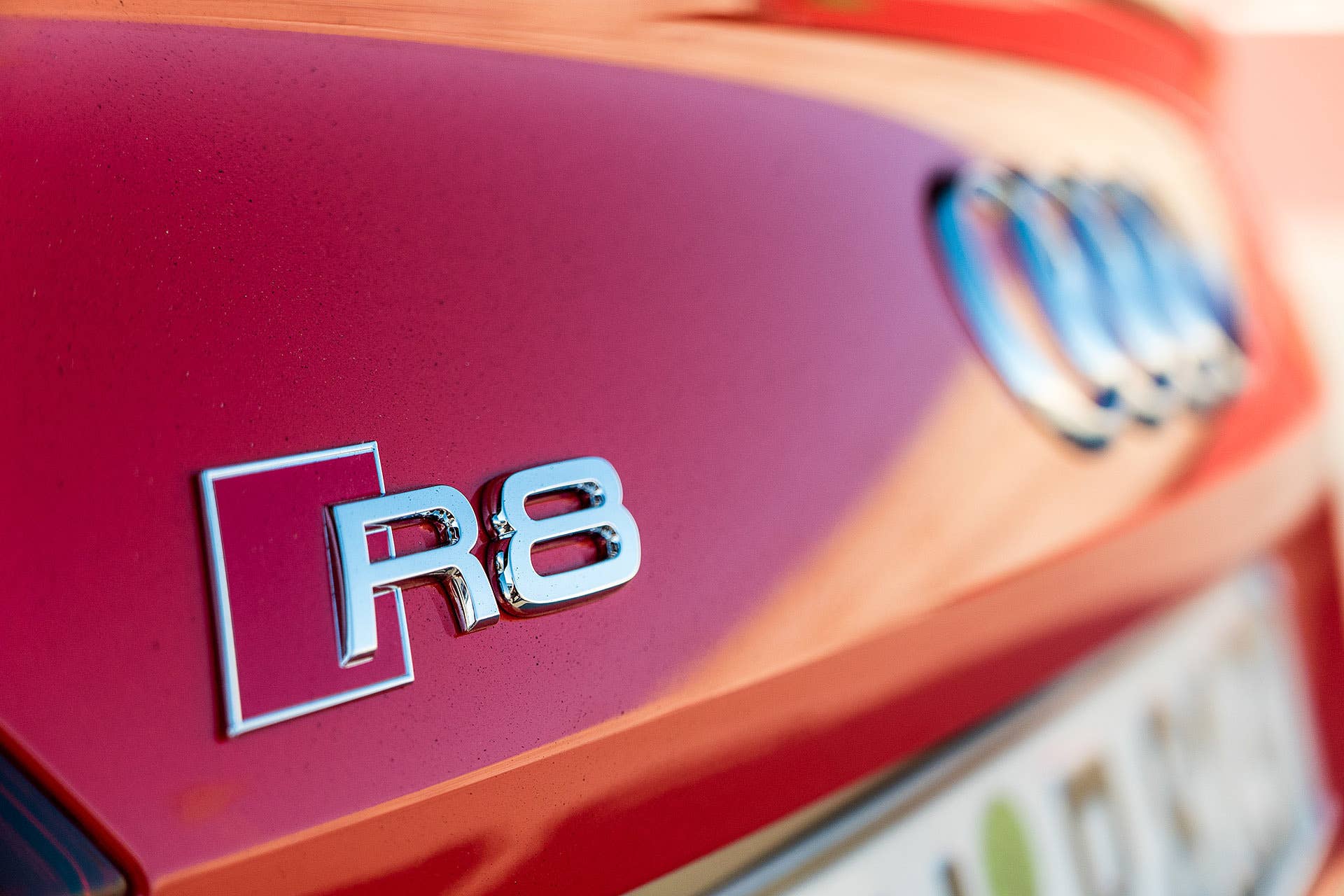 2017 Audi R8 badge