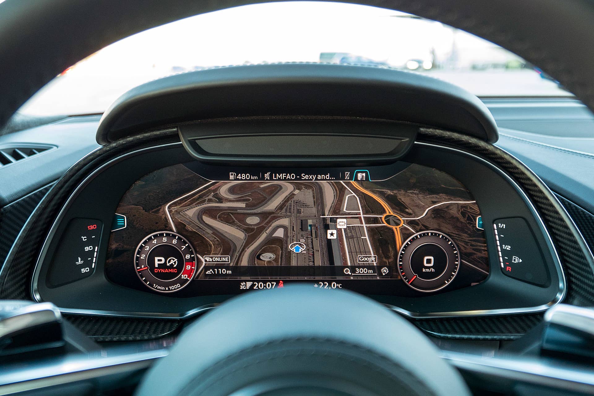2017 Audi R8 navigation system