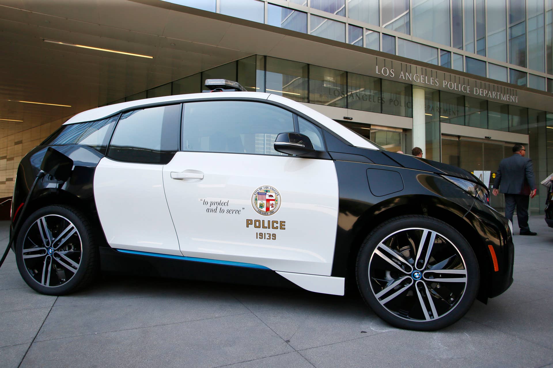 BMW i3 LAPD police car