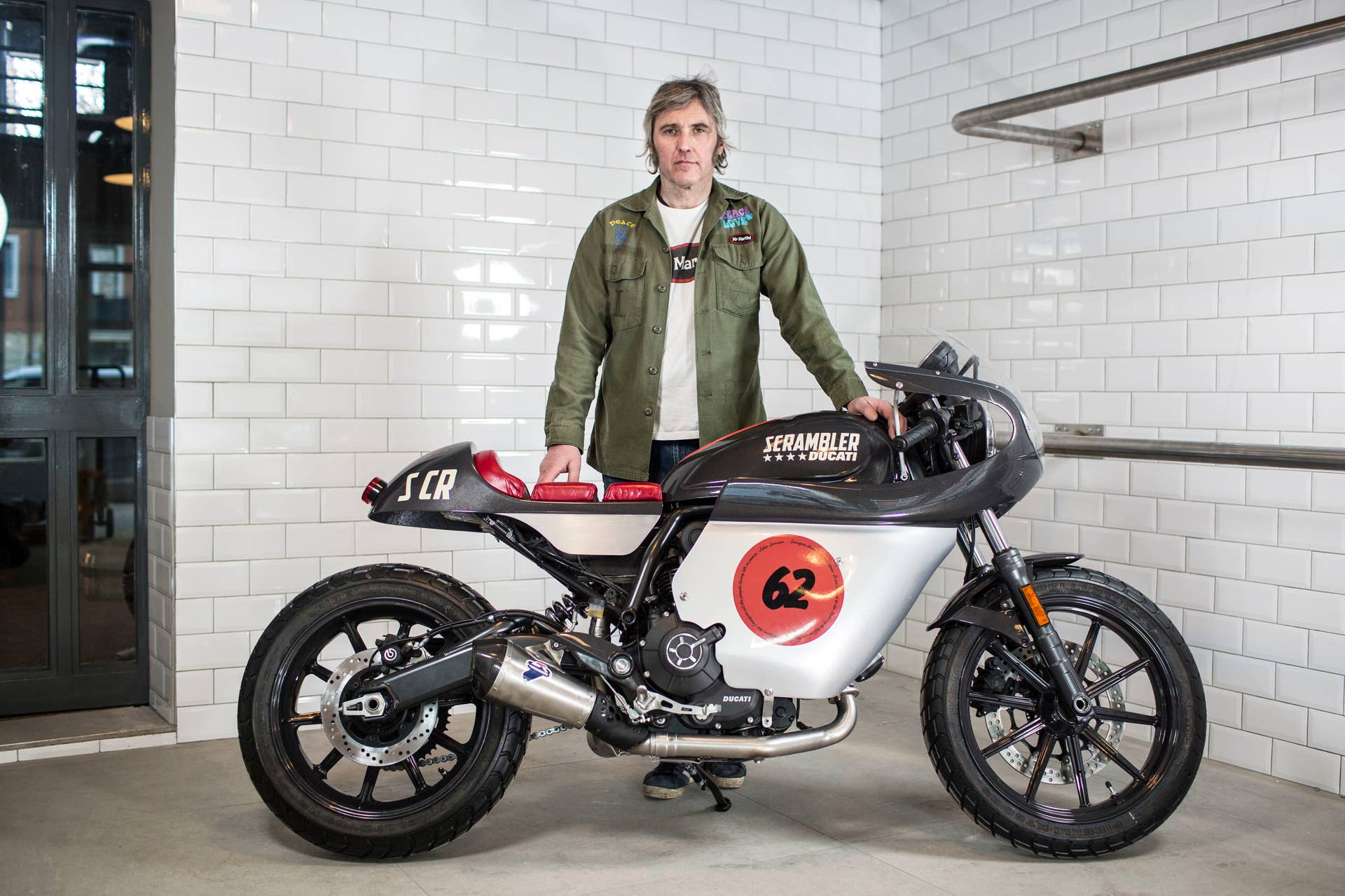 ducati scrambler peace sixty2 with builder