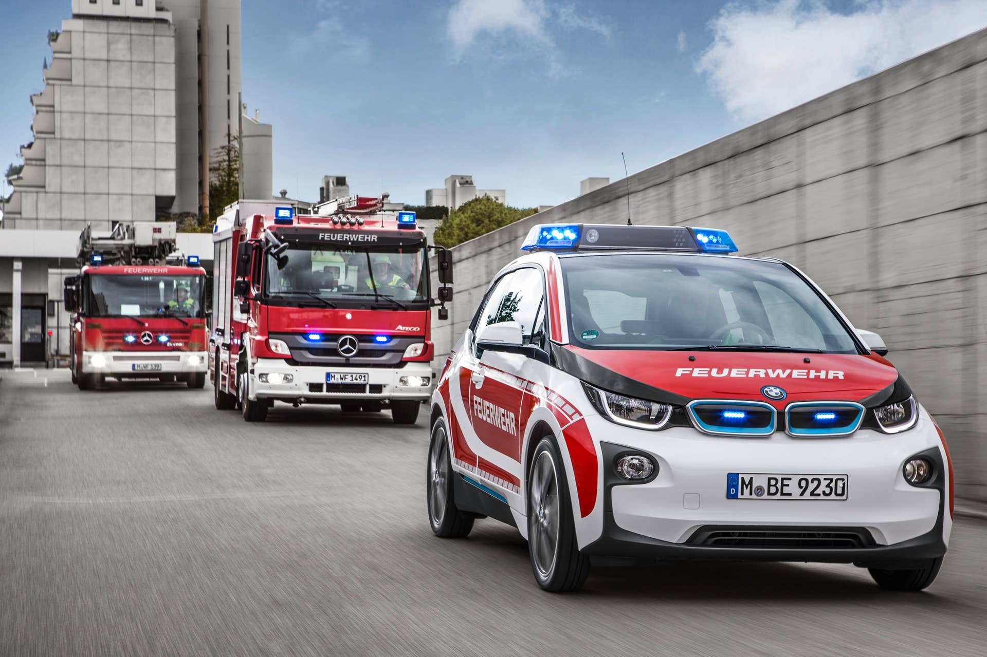 BMW i3 fire truck