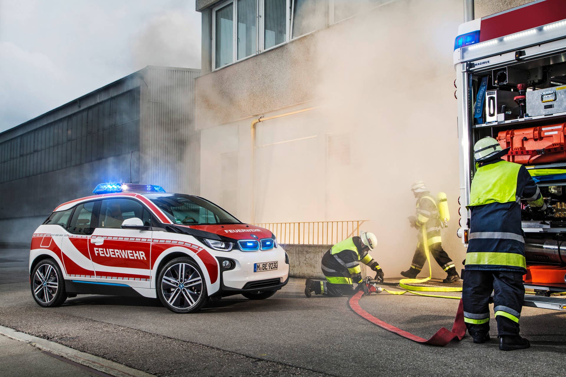 BMW i3 fire vehicle