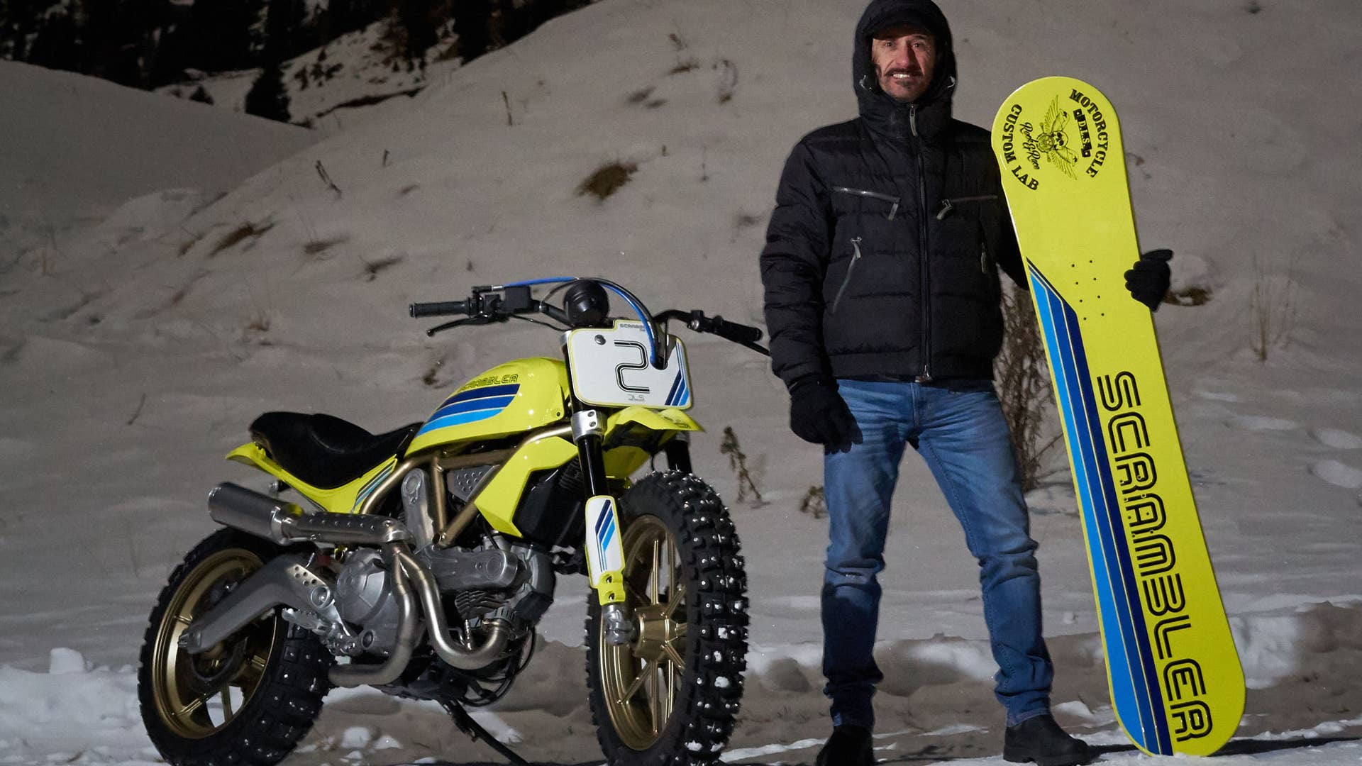 ducati scrambler artika with builder