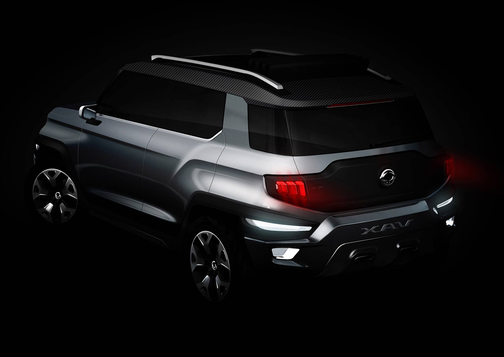 ssangyong xav-adventure rear