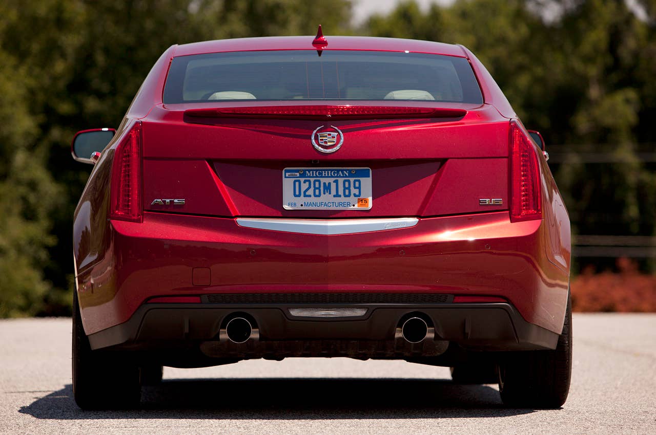 2013 Cadillac ATS rear view