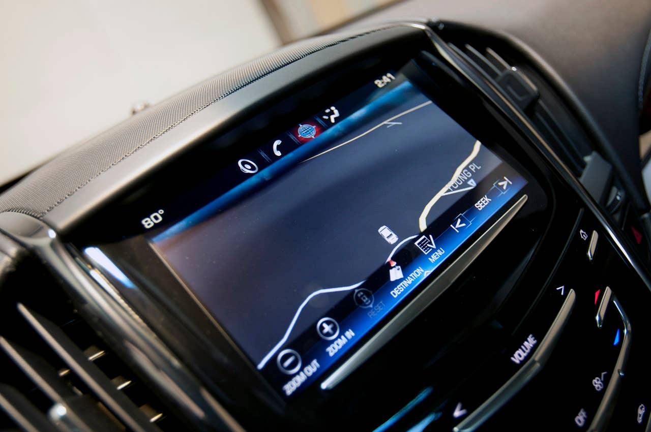 2013 Cadillac ATS navigation system