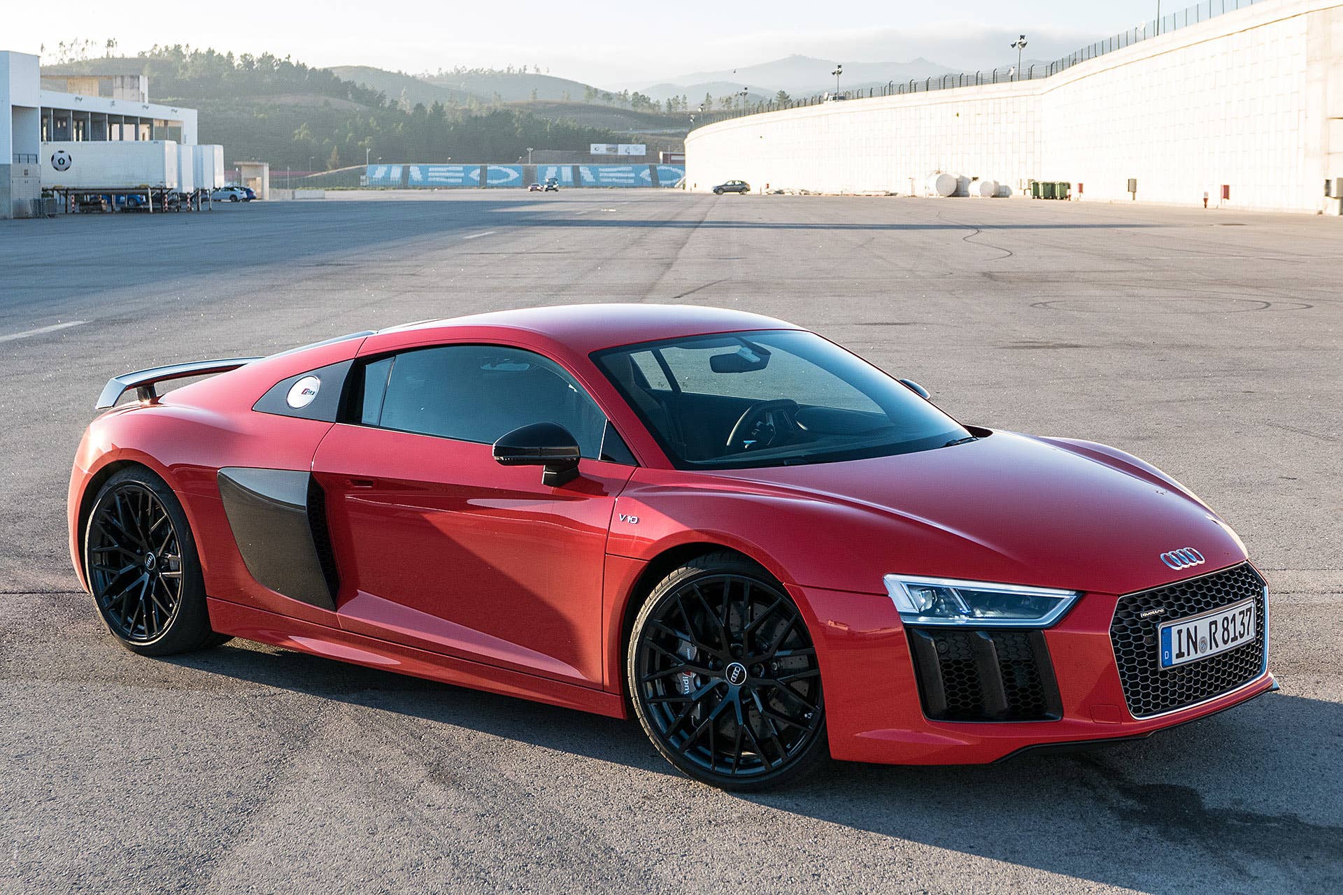 2017 Audi R8 front 3/4 view