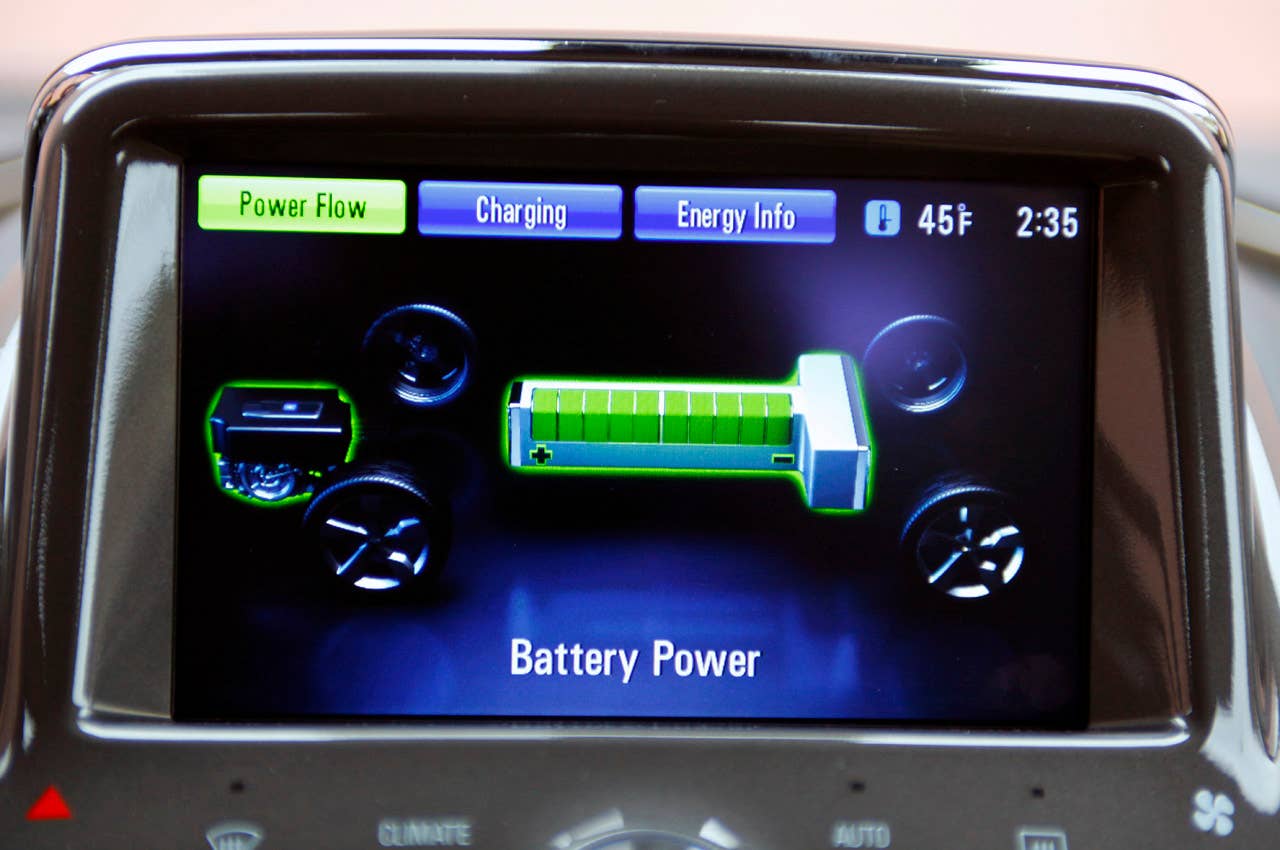 2011 Chevrolet Volt charging info