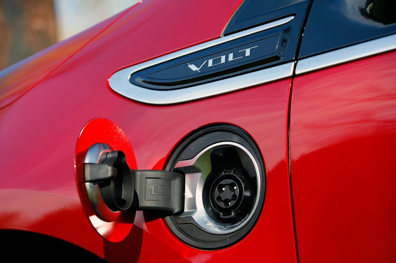2011 Chevrolet Volt charging port