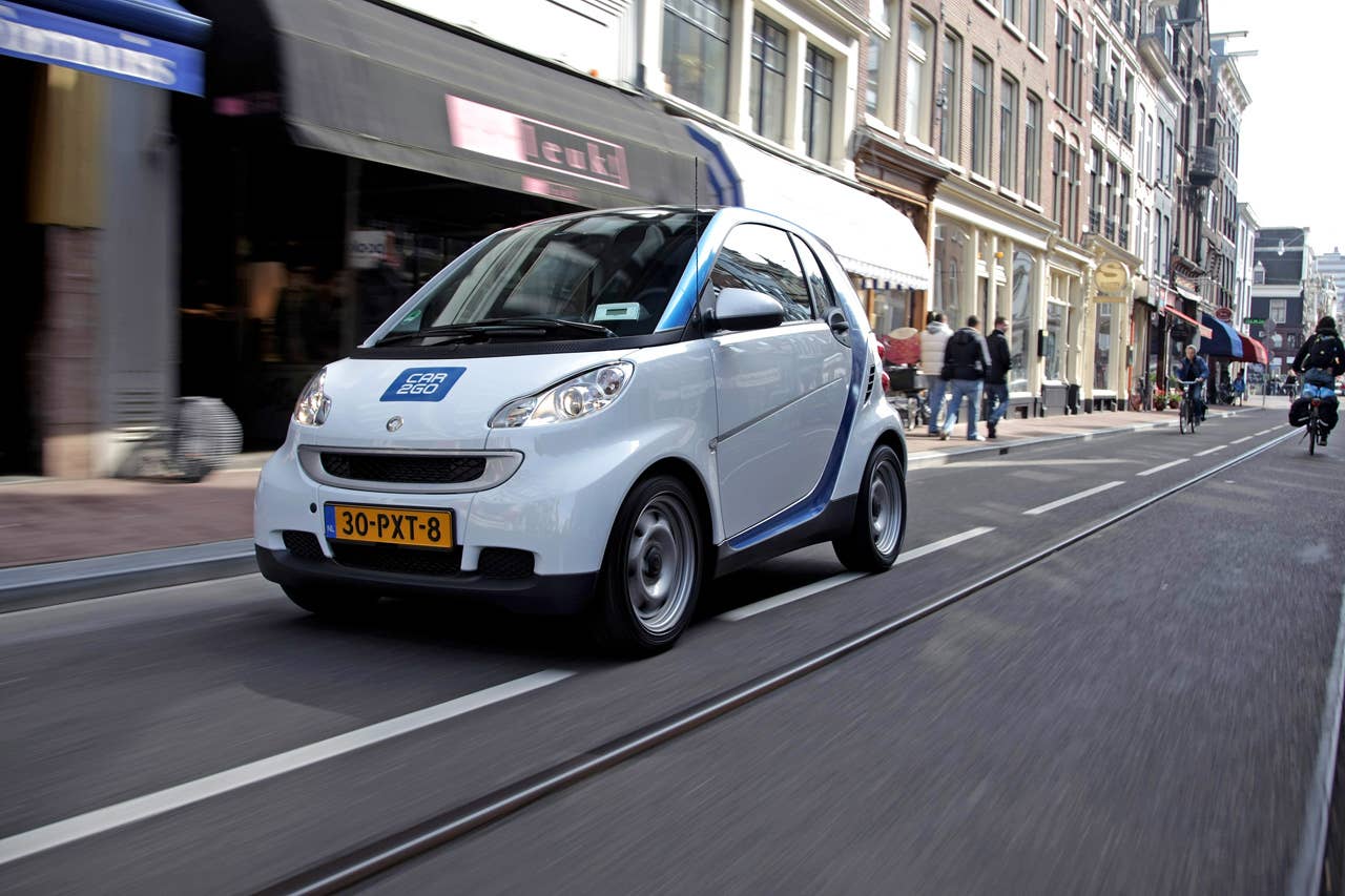 Electric Car2go Carsharing Service in Amsterdam