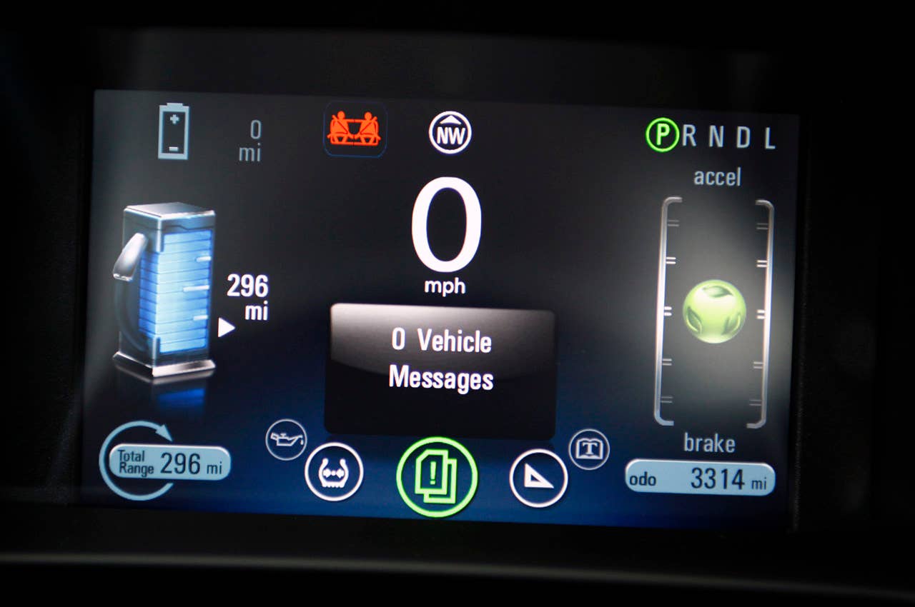 2011 Chevrolet Volt gauge cluster