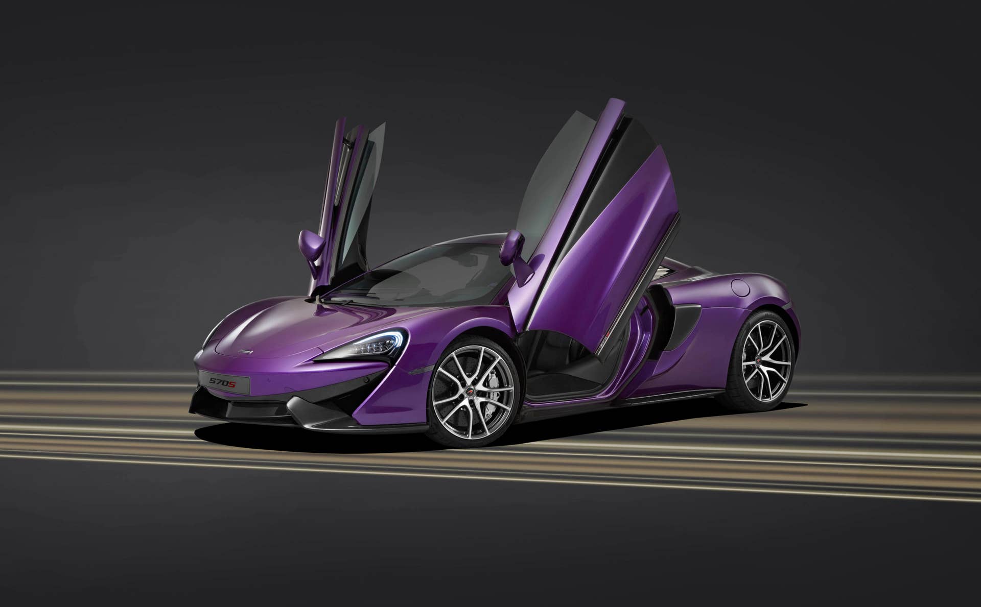 McLaren 570S by MSO front 3/4 doors open up