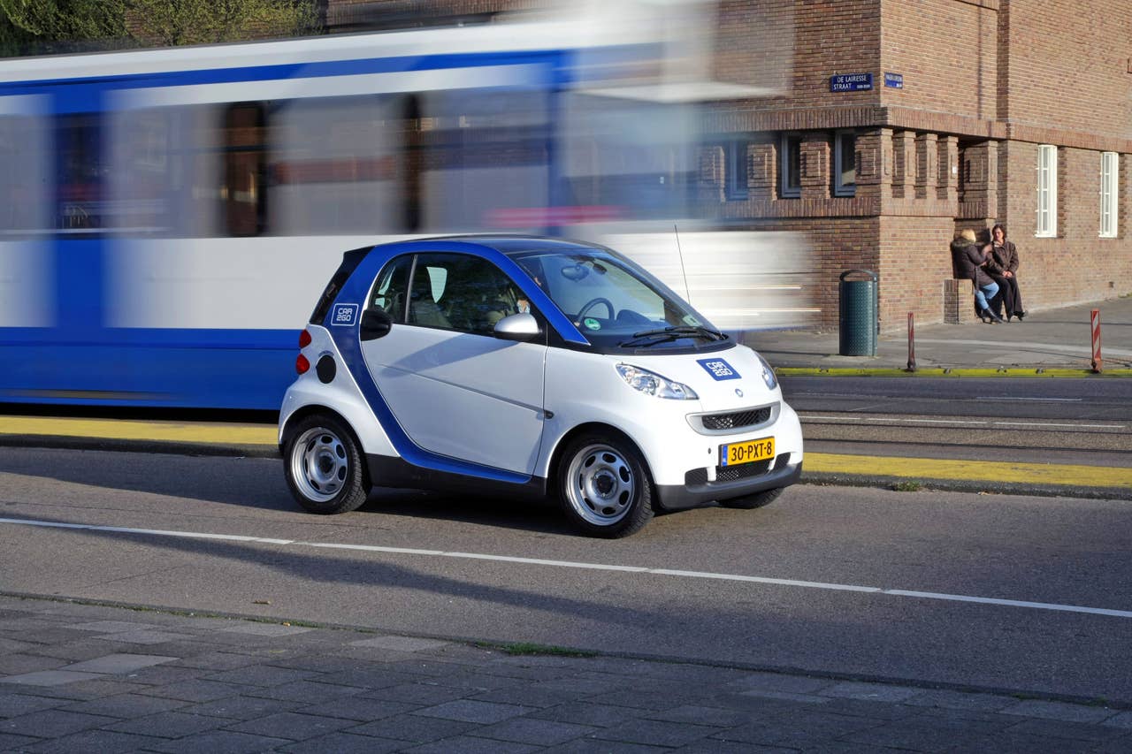 Electric Car2go Carsharing Service in Amsterdam