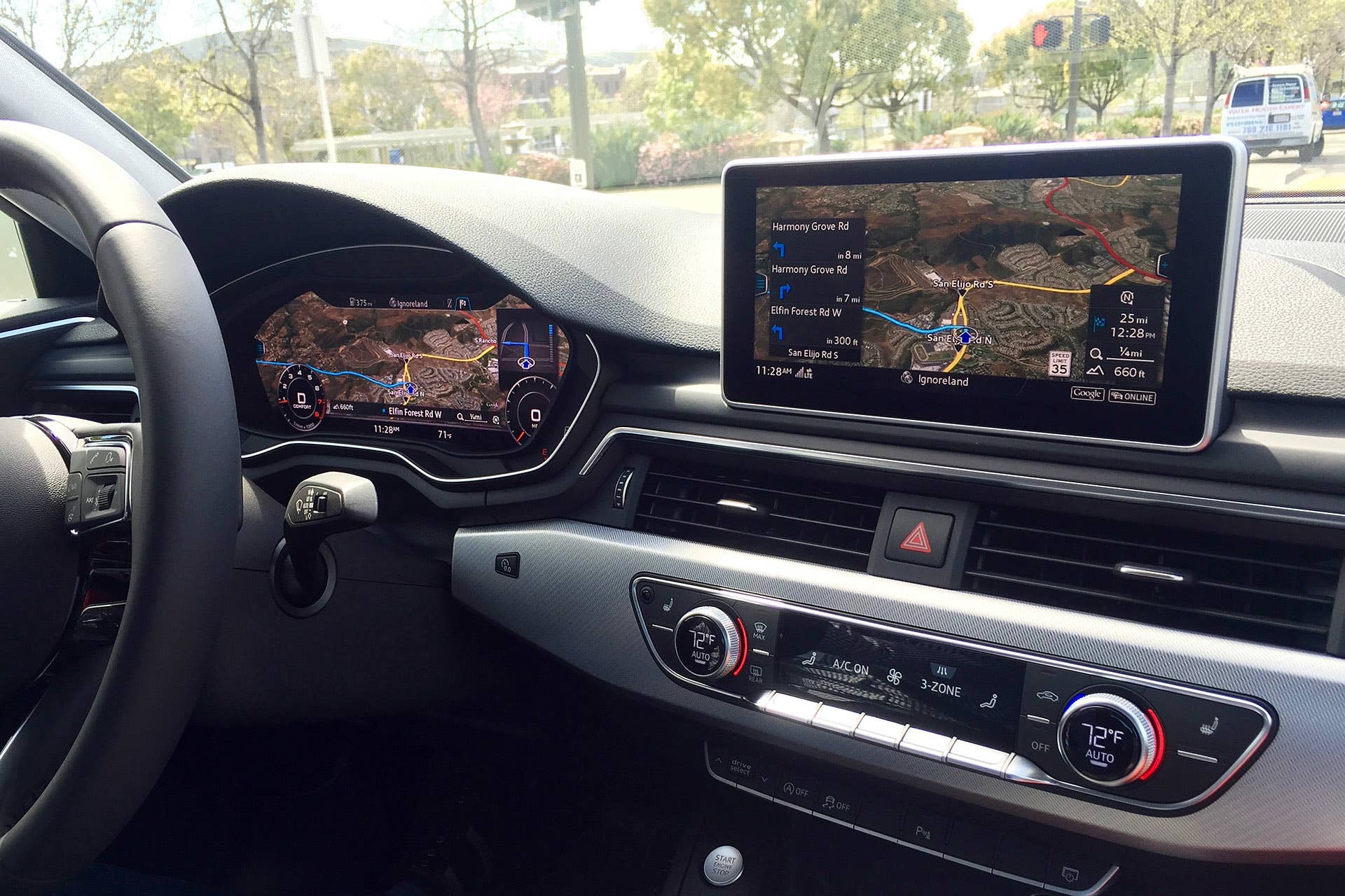 2017 Audi A4 infotainment system